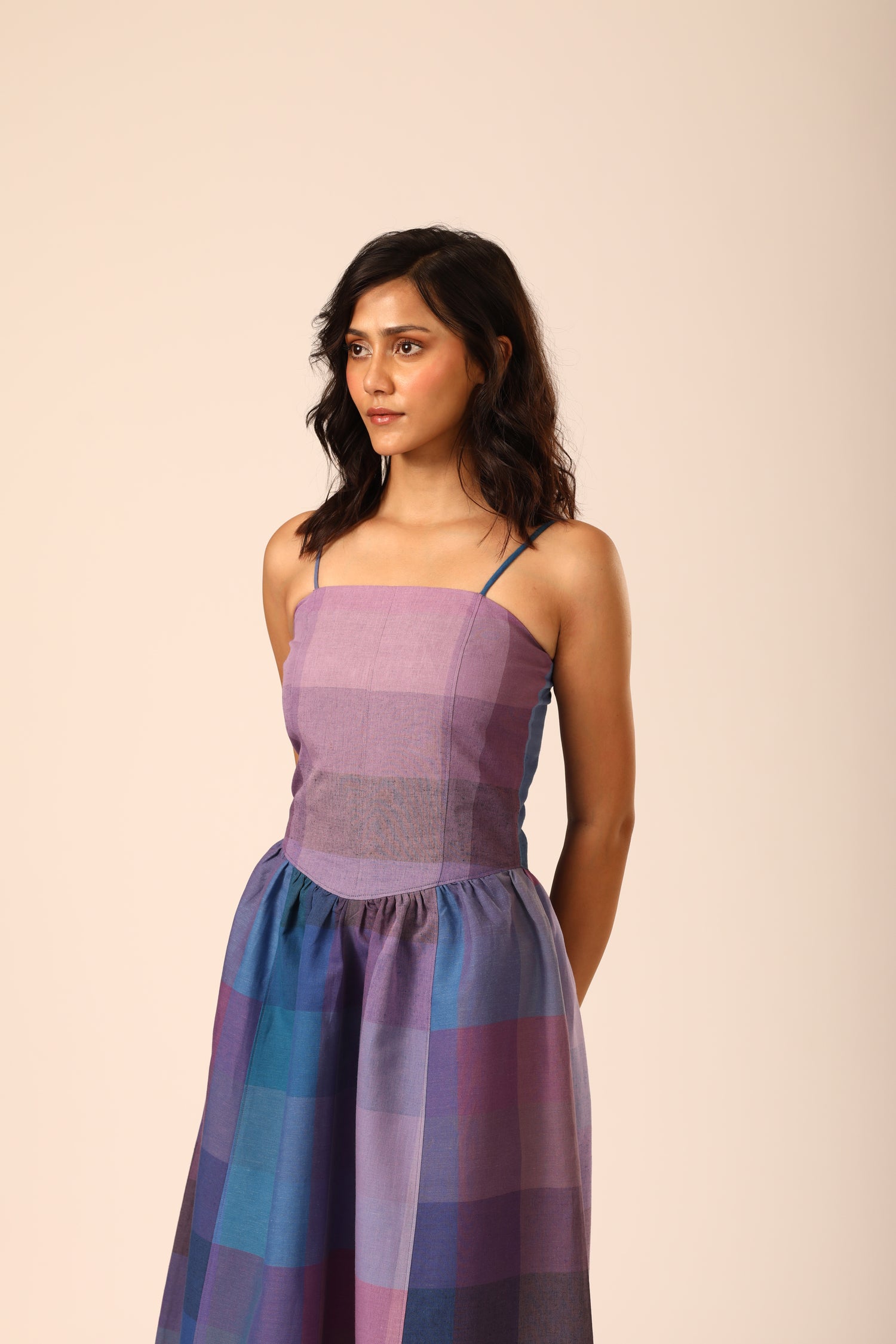 Mira Midi Dress - Periwinkle