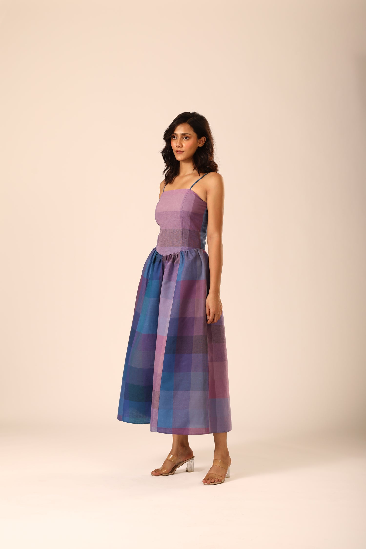 Mira Midi Dress - Periwinkle