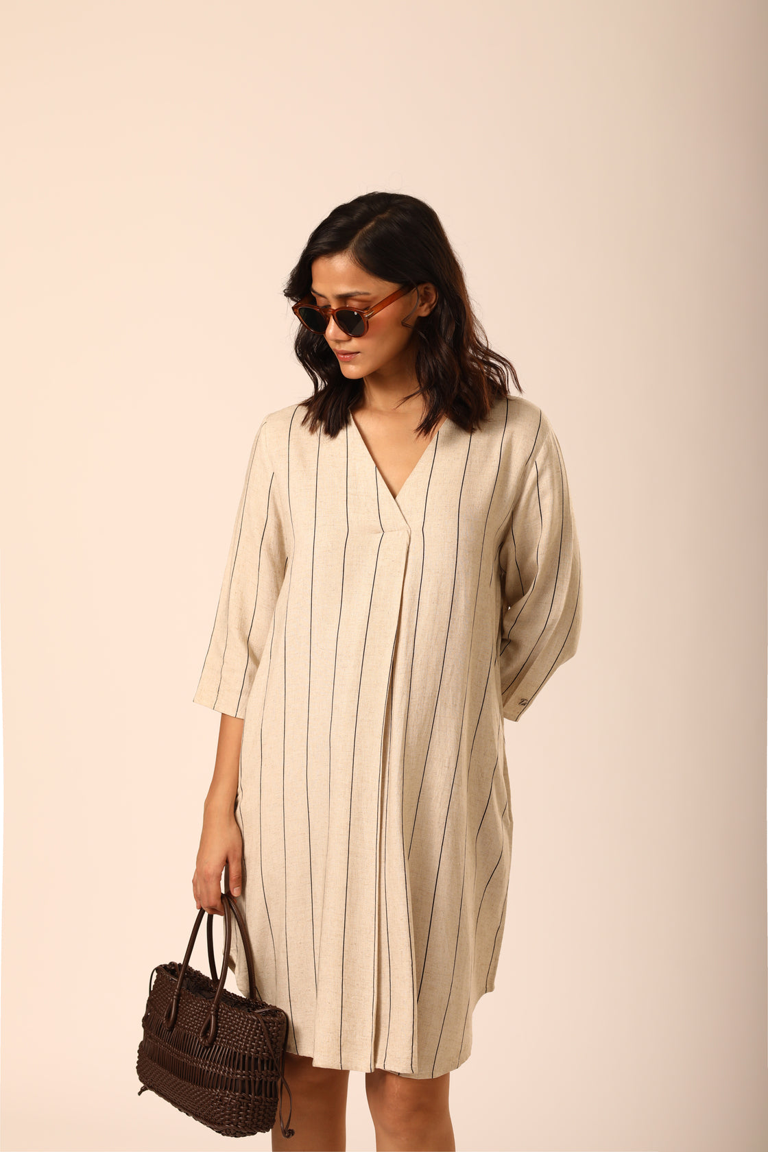 Alma Striped Dress