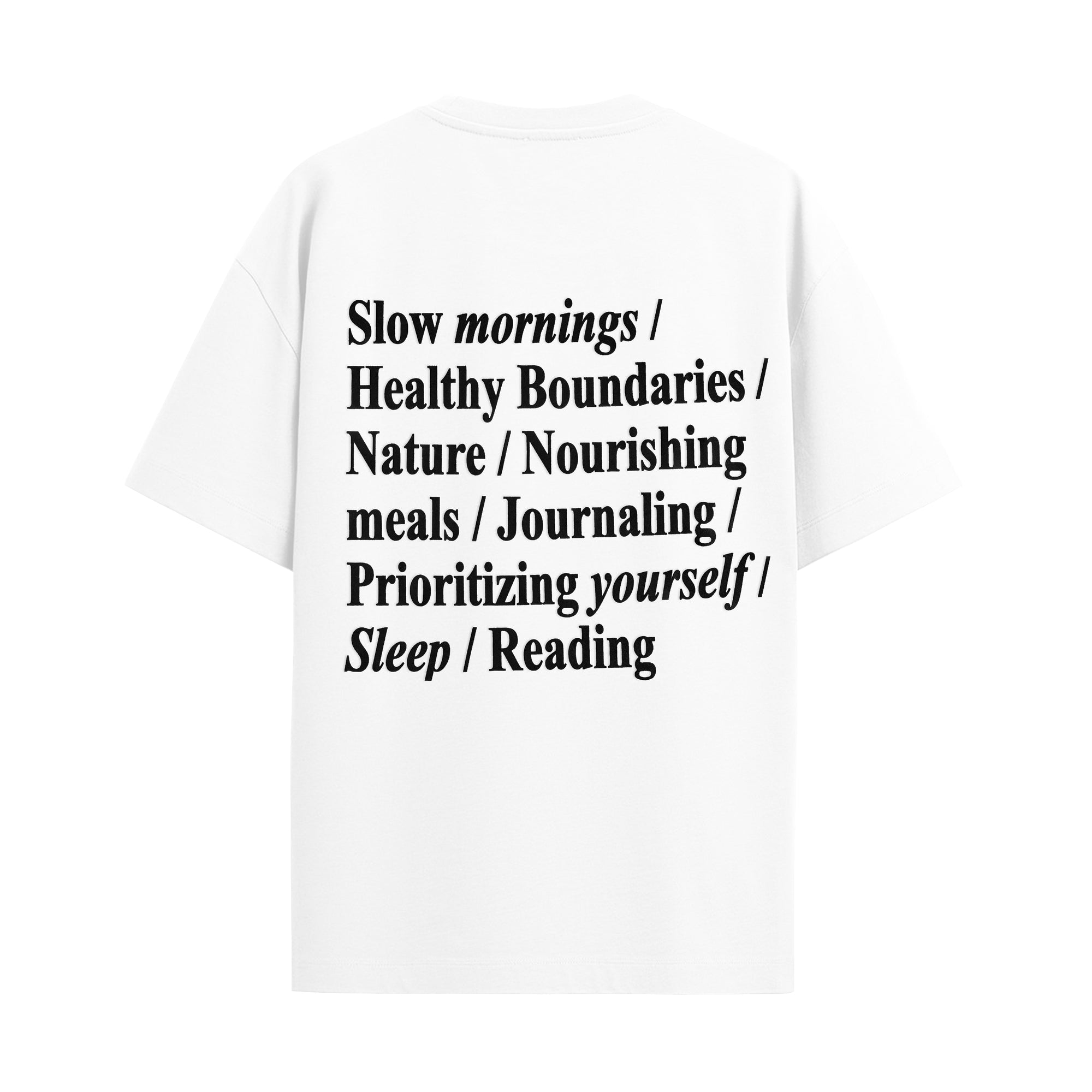 Slow Mornings Oversized T-shirt