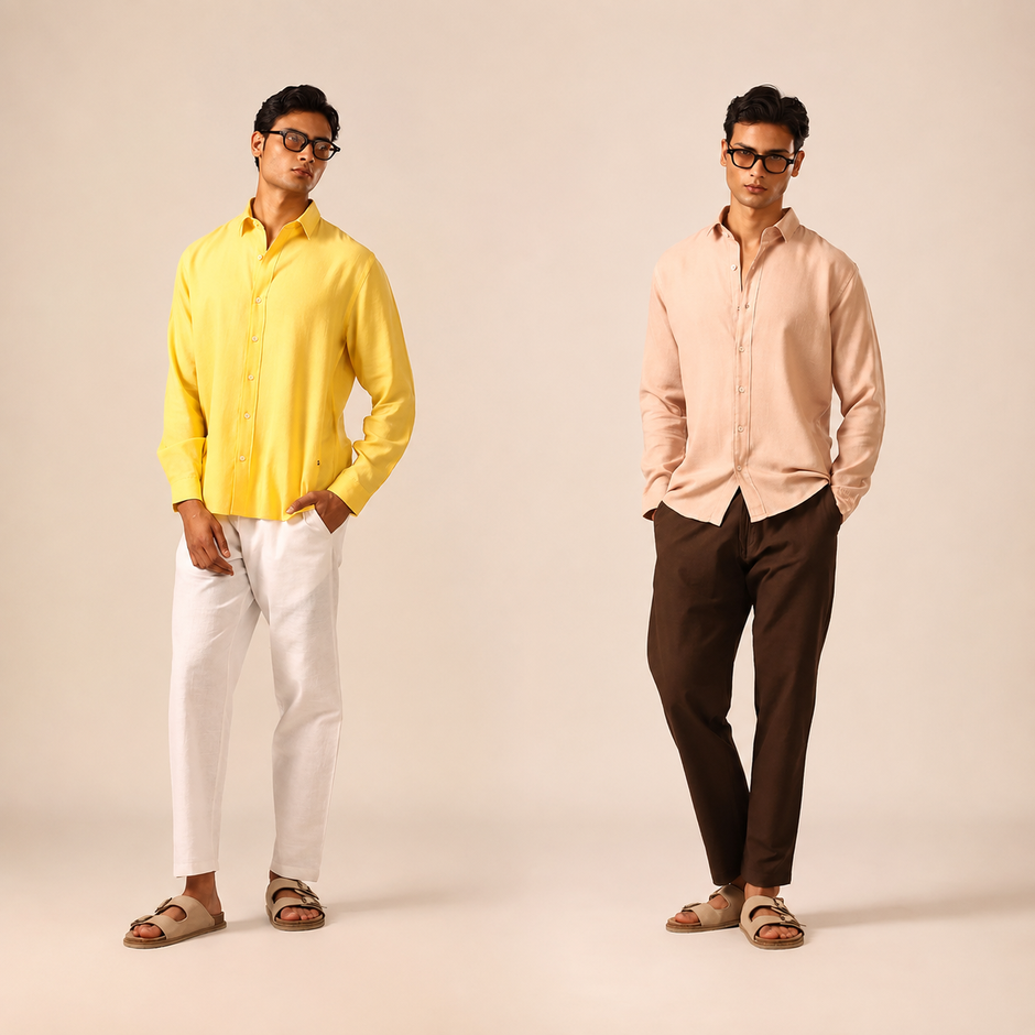 Linen shirt for men for every season and occasion
