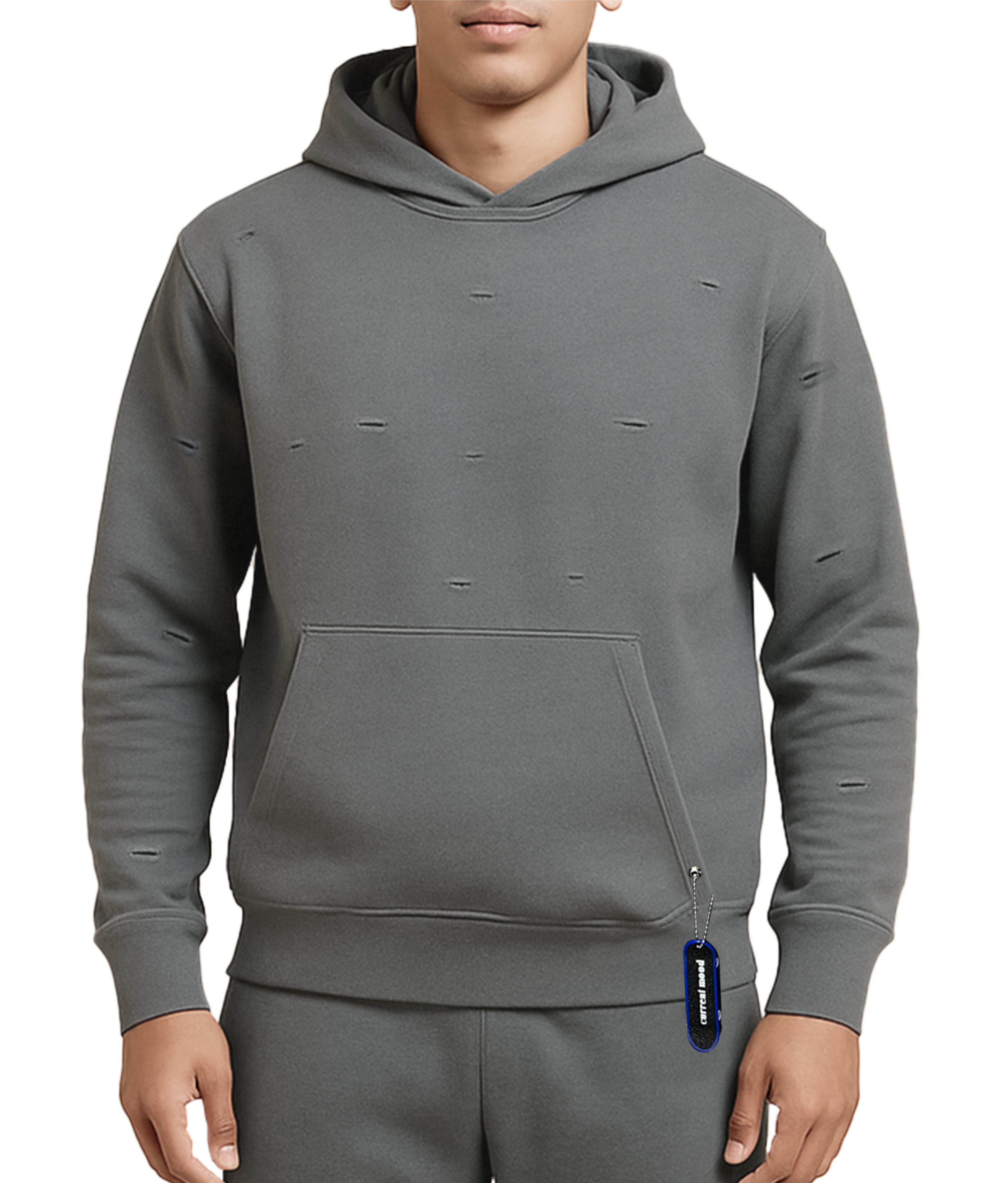 Blackout Distressed Hoodie