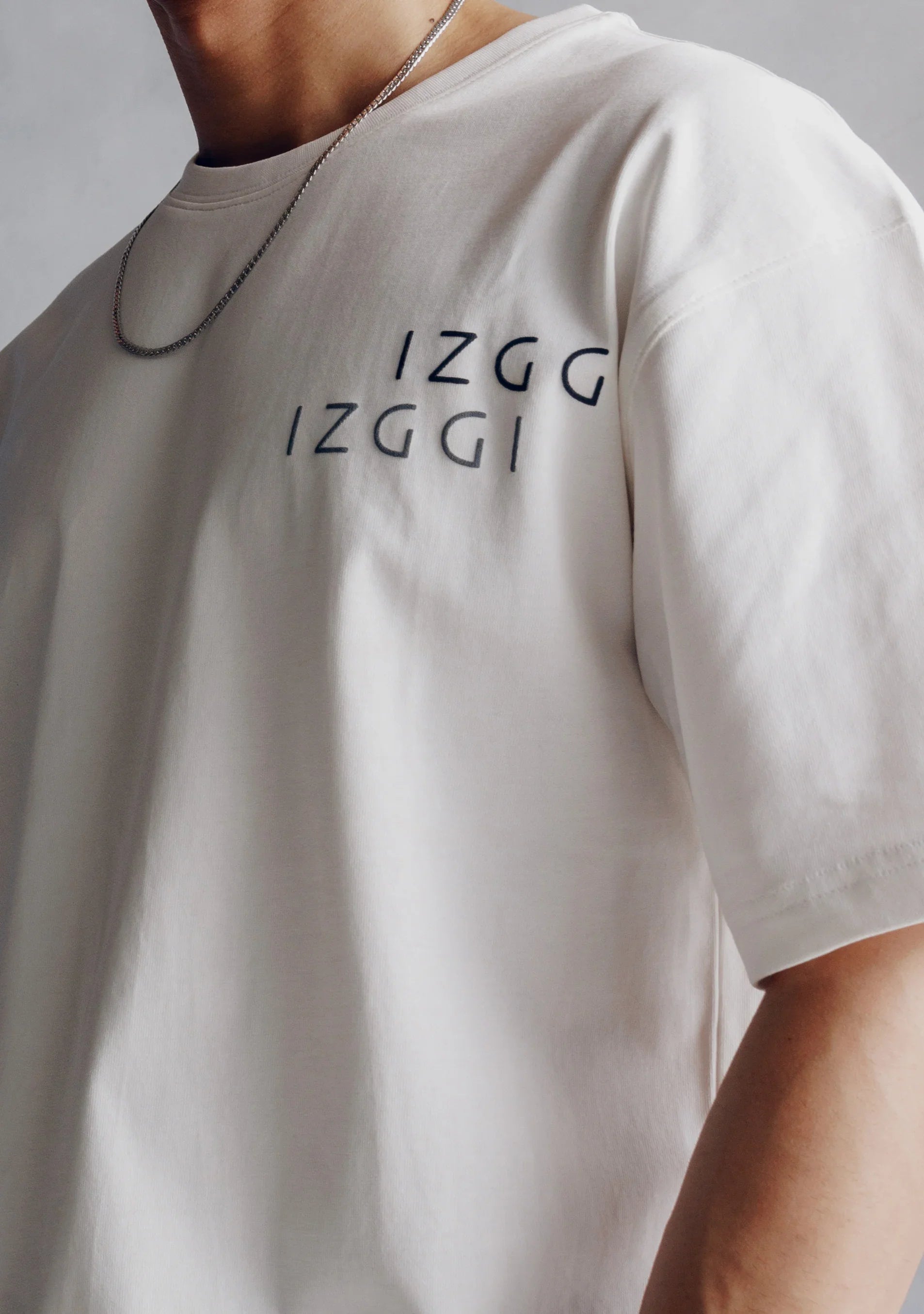 Elba Drop Shoulder T-Shirt in Milk