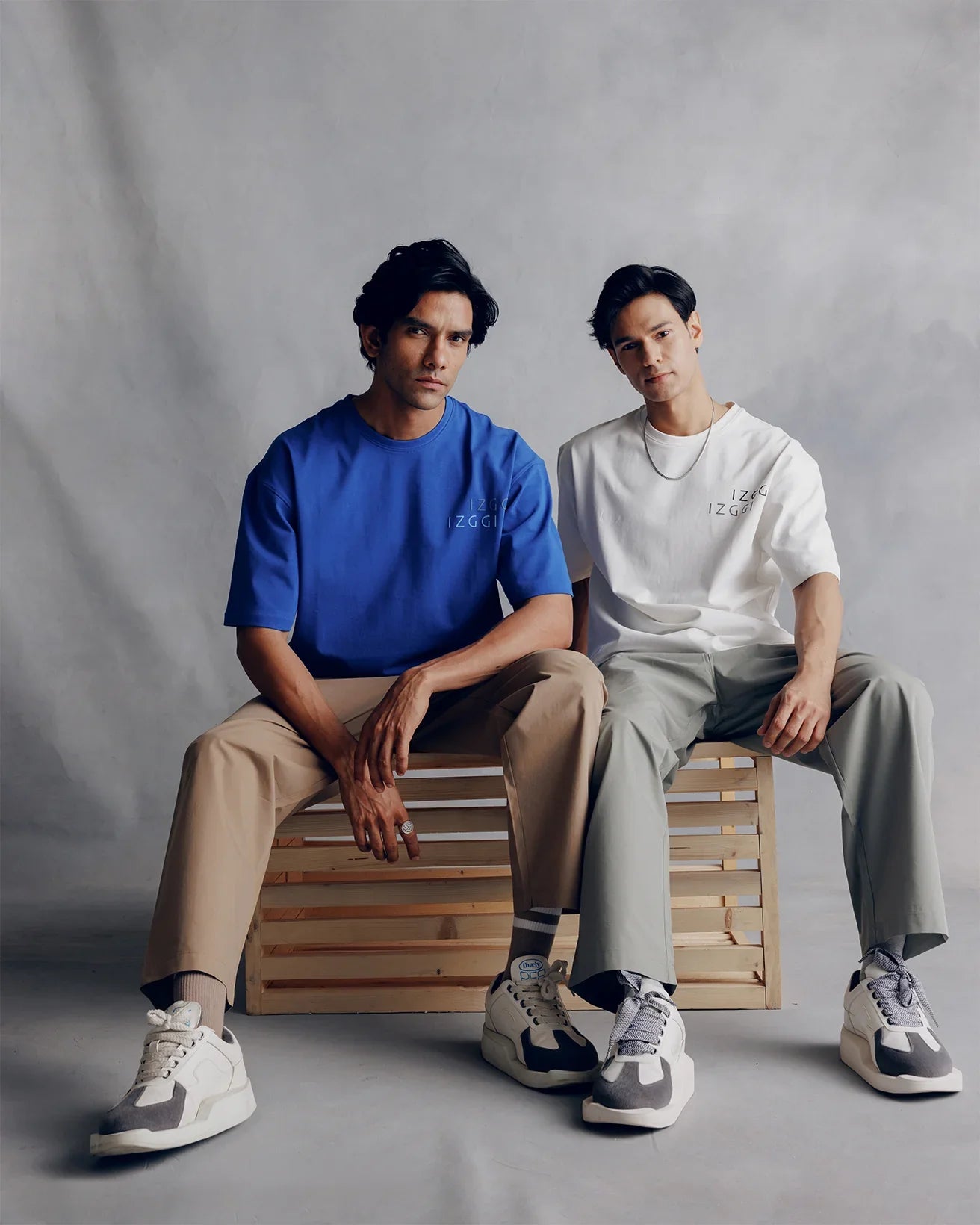 Elba Drop Shoulder T-Shirt in Milk