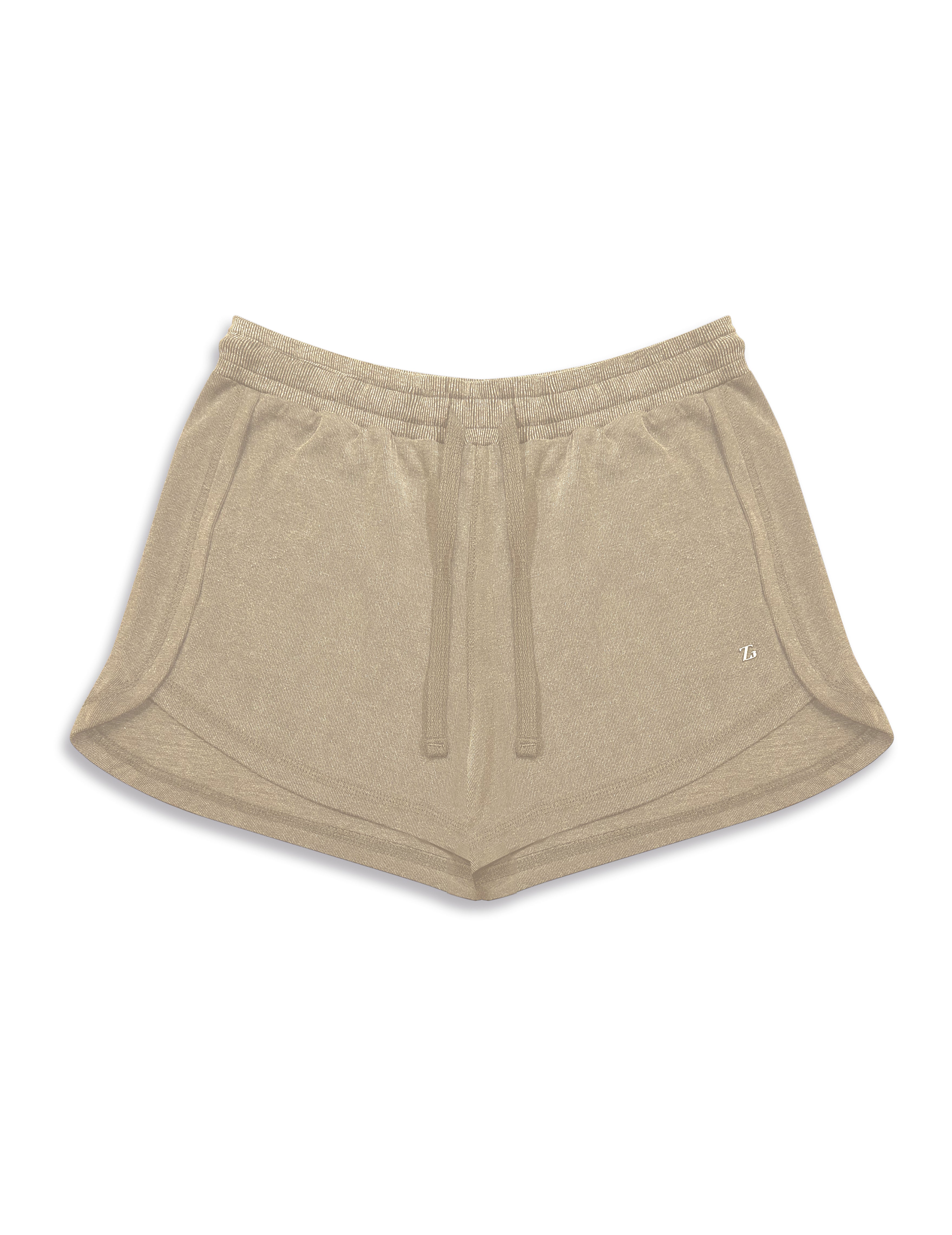 Washed Beige Sweatshorts