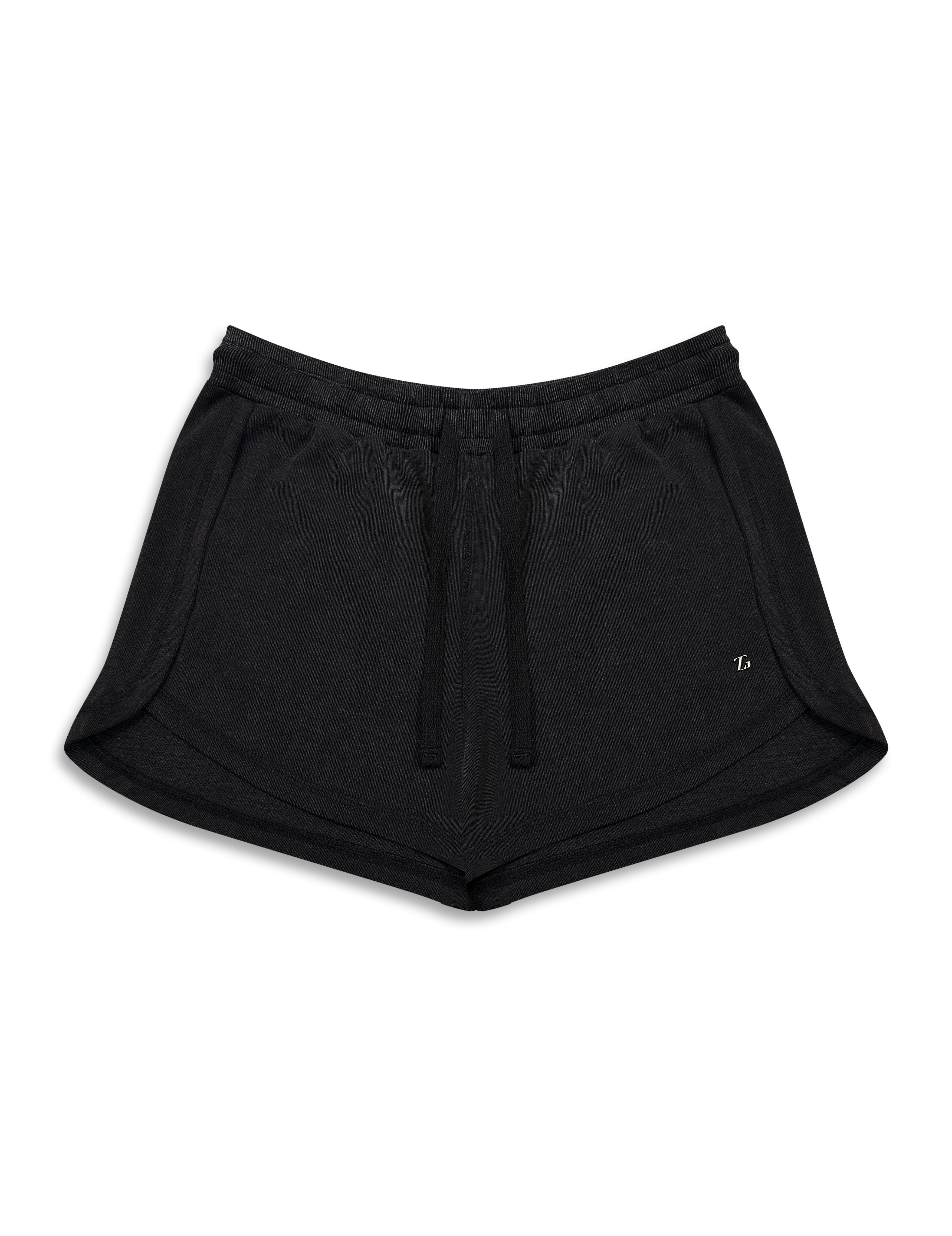 Washed Black Sweatshorts
