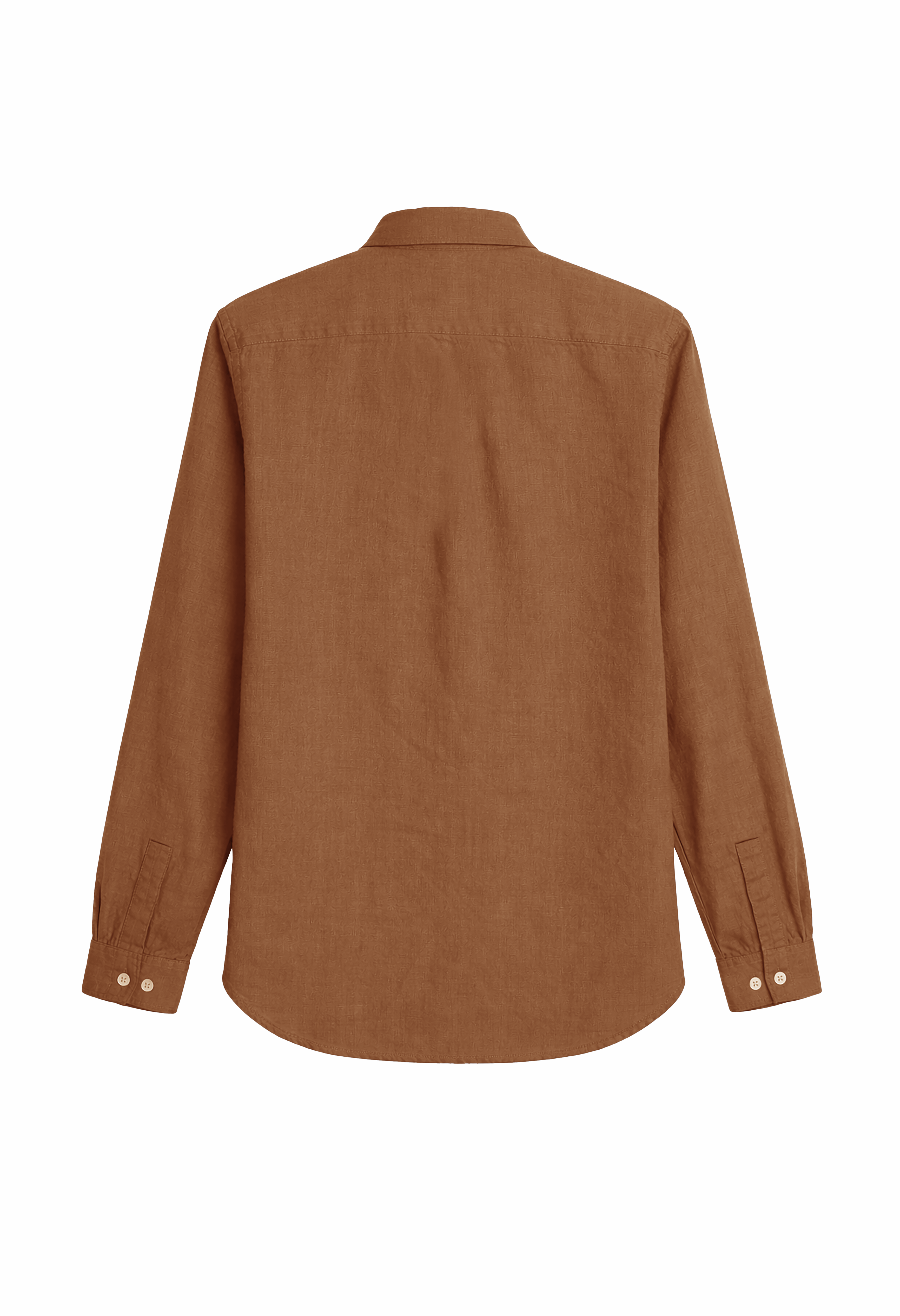 Linen Shirt in Mocha Brown
