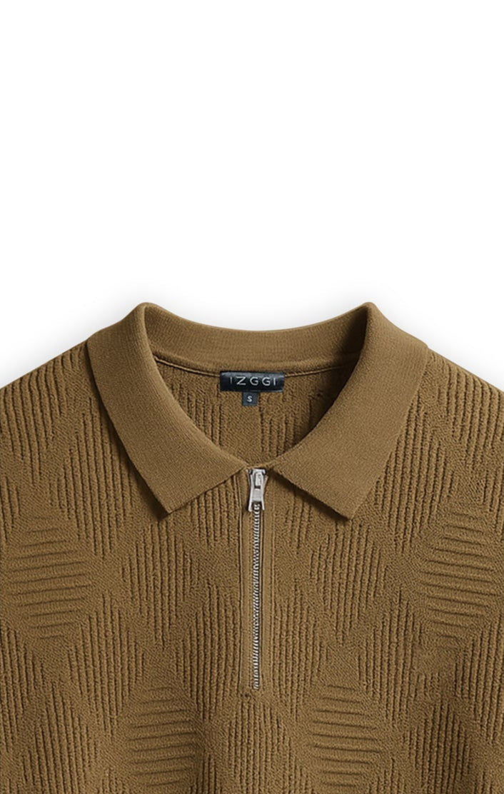 Terra Diamond Zip Tee