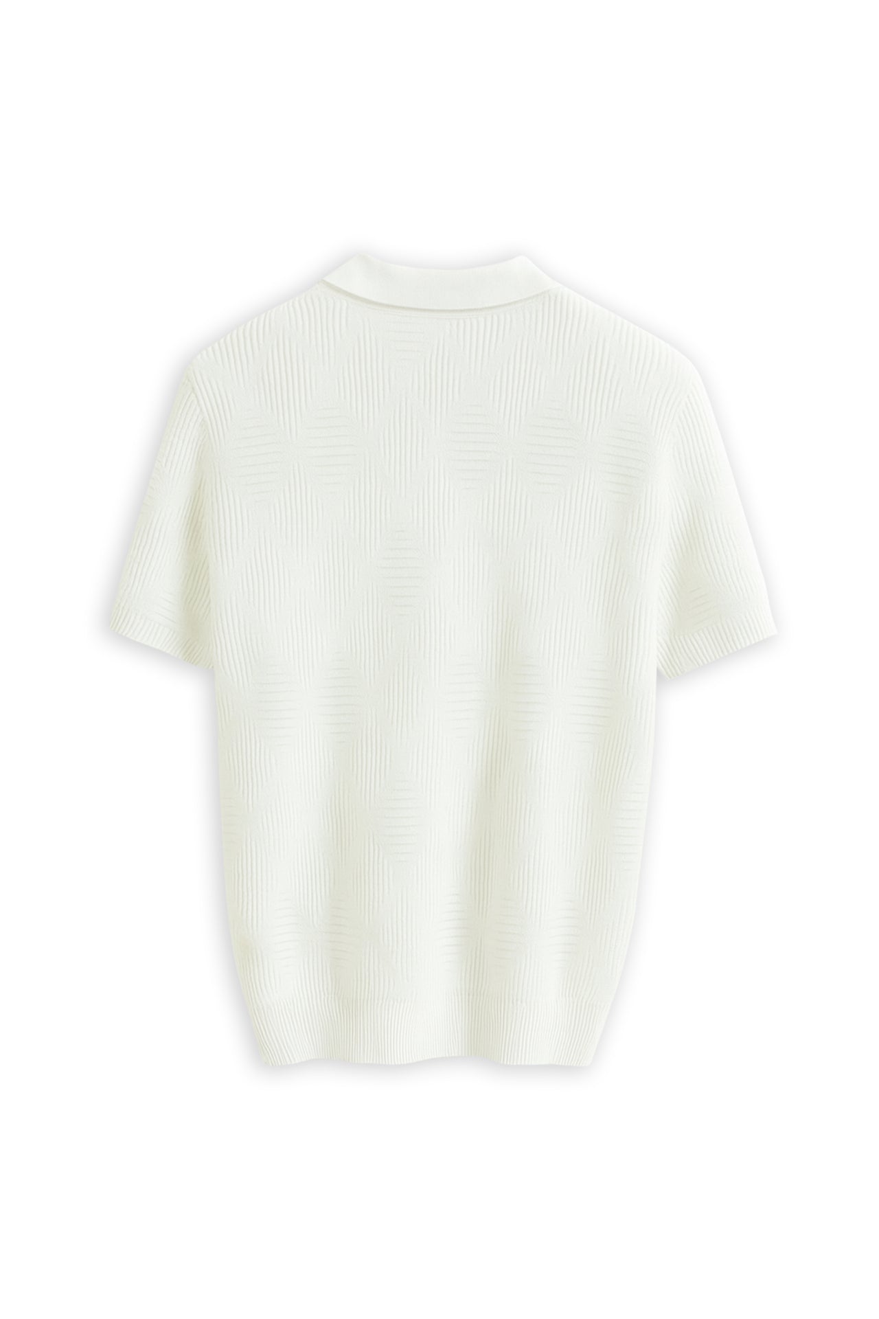 Ivory Diamond Zip Tee