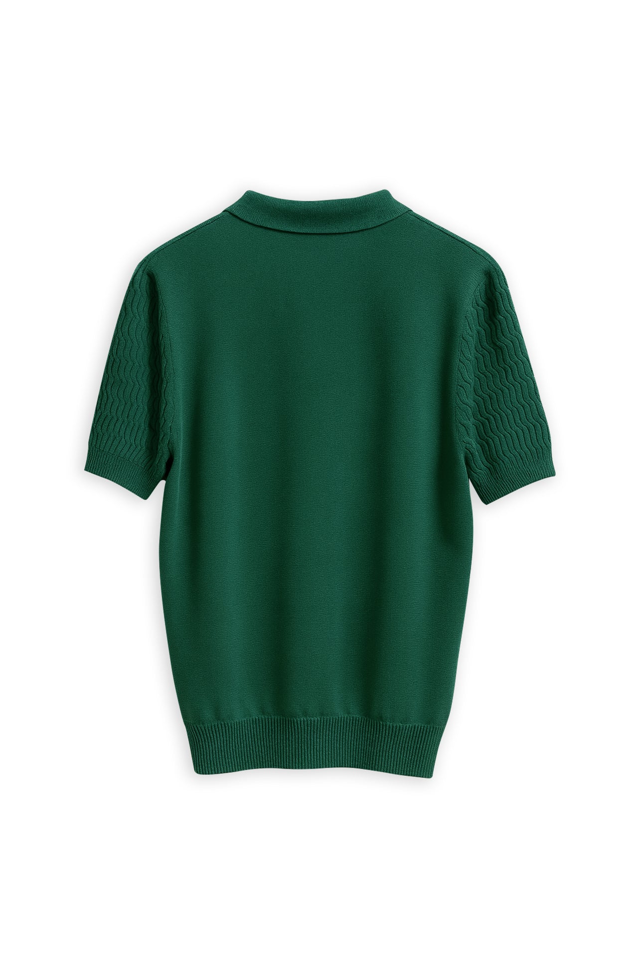 Verde Wave Knit Polo
