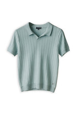 بولو محبوك مضلع ضبابي