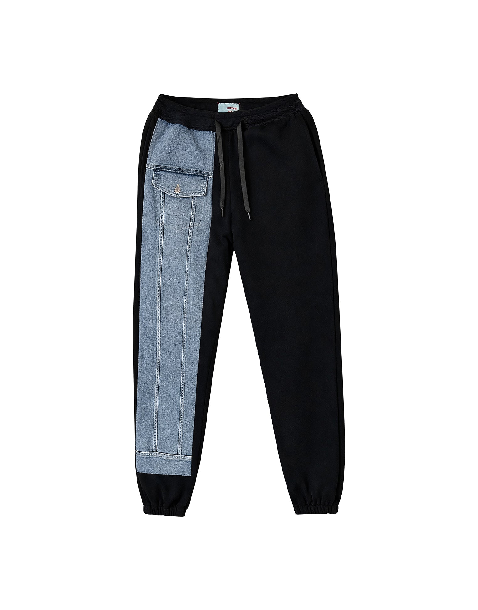 Denim Patchwork Joggers