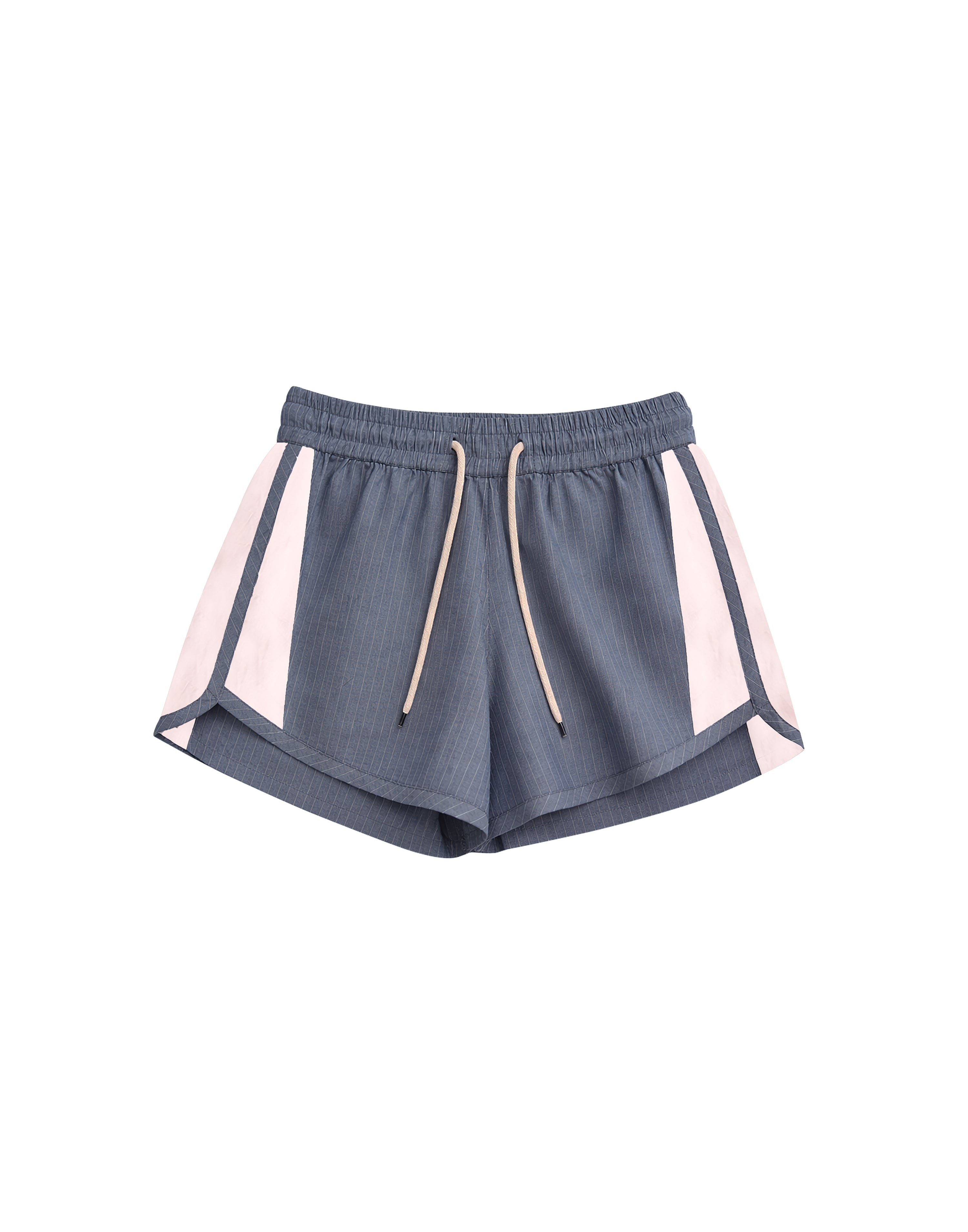 Grey and Pink Panel Drawstring Co-ord