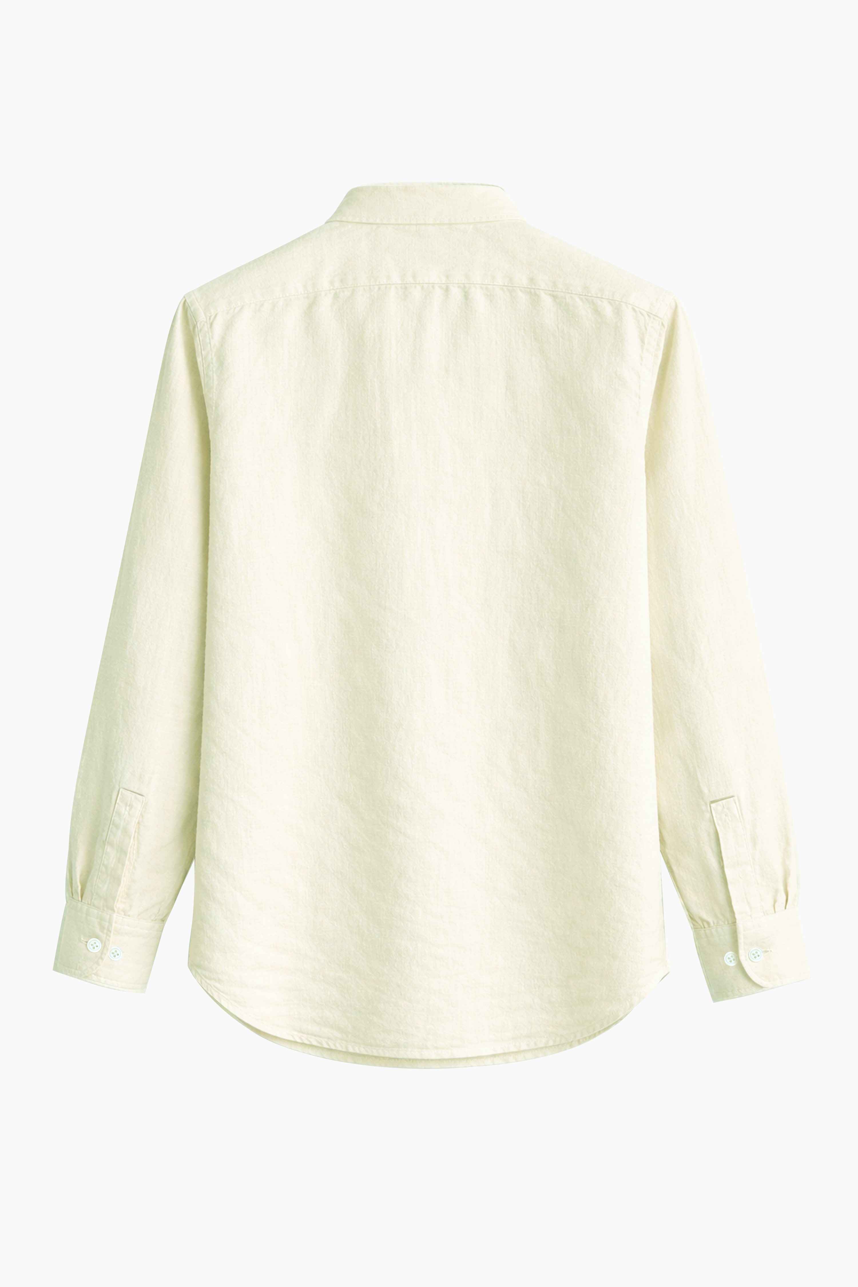 Chinese Collar Linen Shirt in Mint