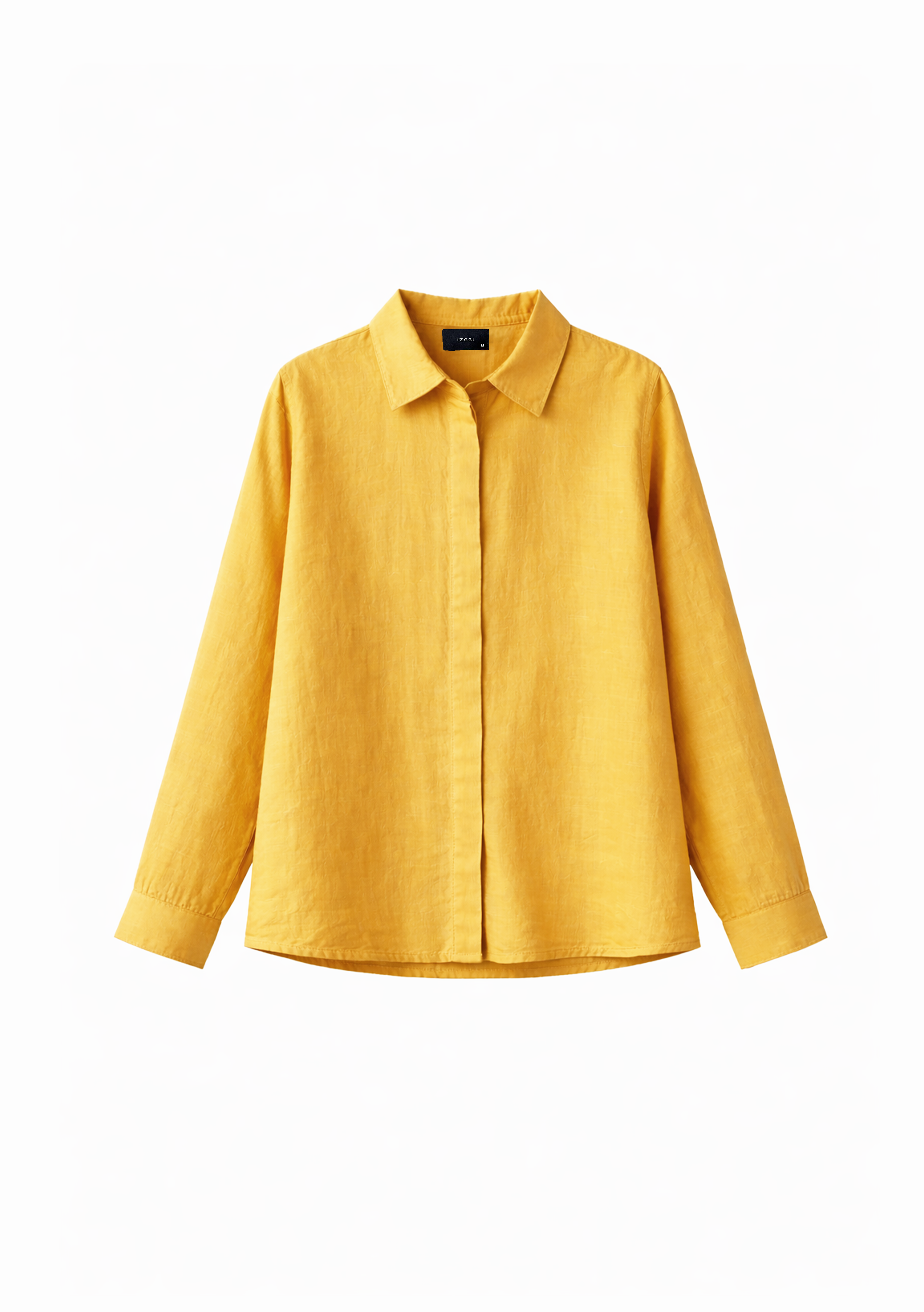Bria A-line Linen Shirt in Sunshine