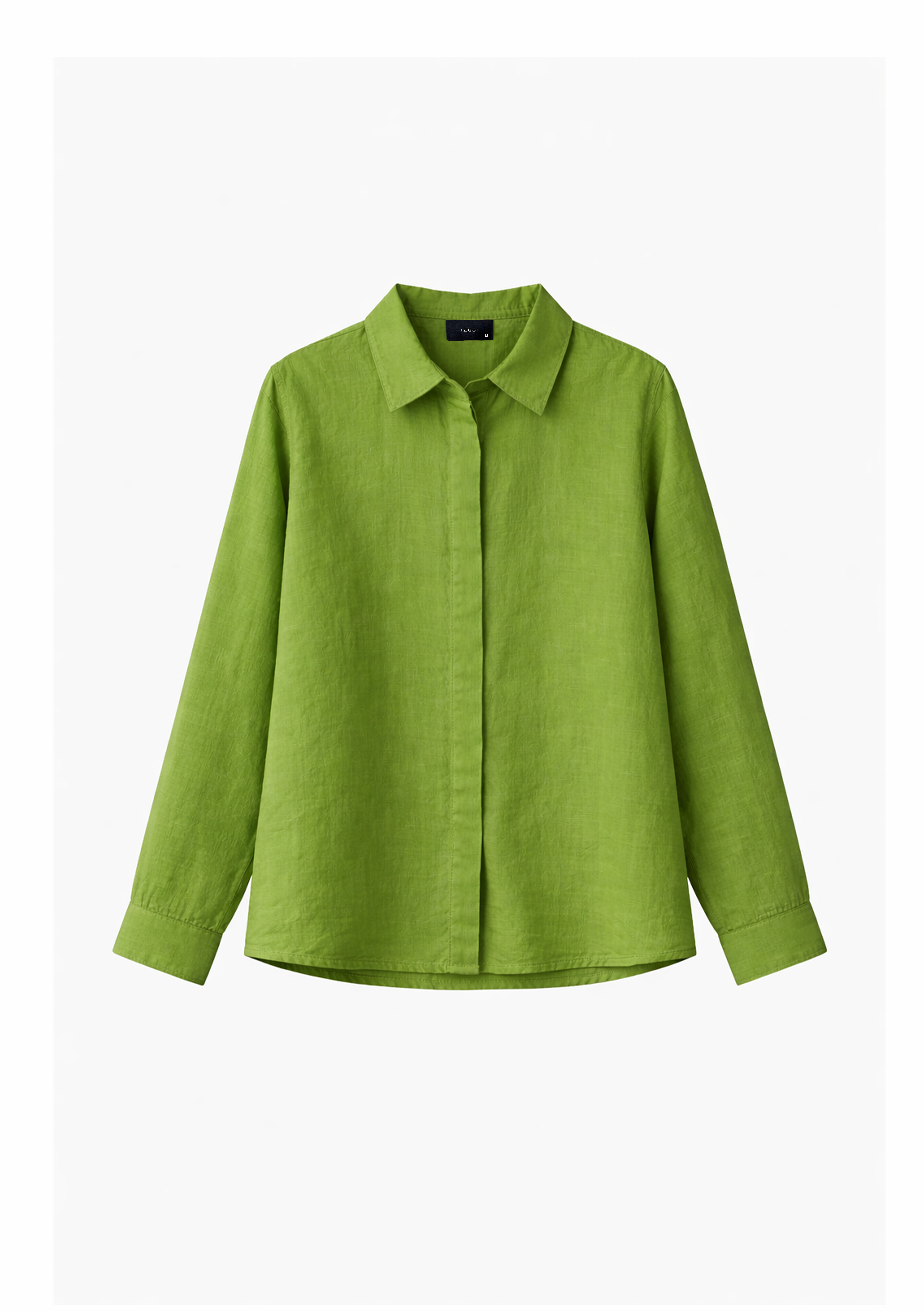 Bria A-line Linen Shirt in Serpent