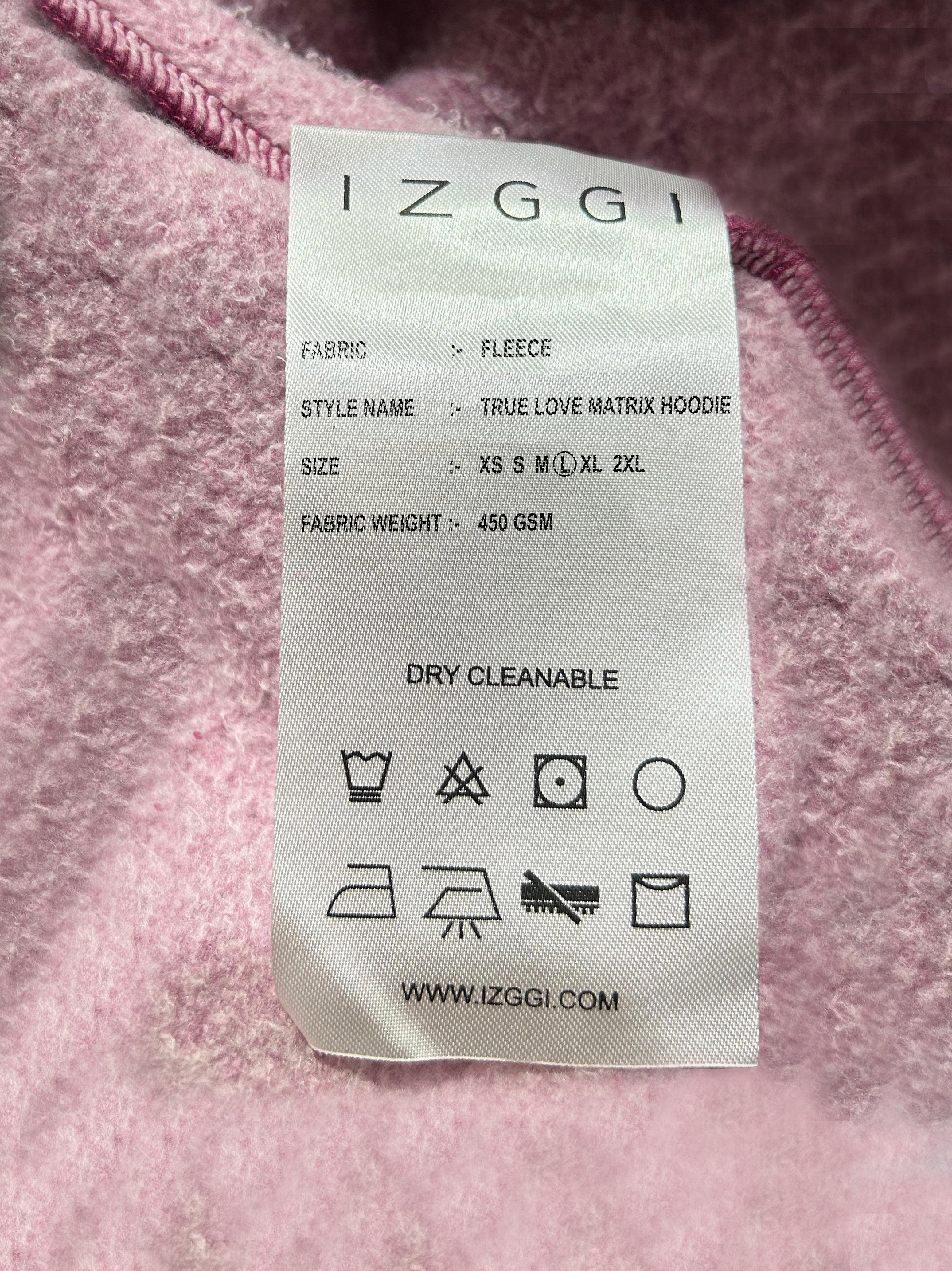 Rose Dust Crop Hoodie