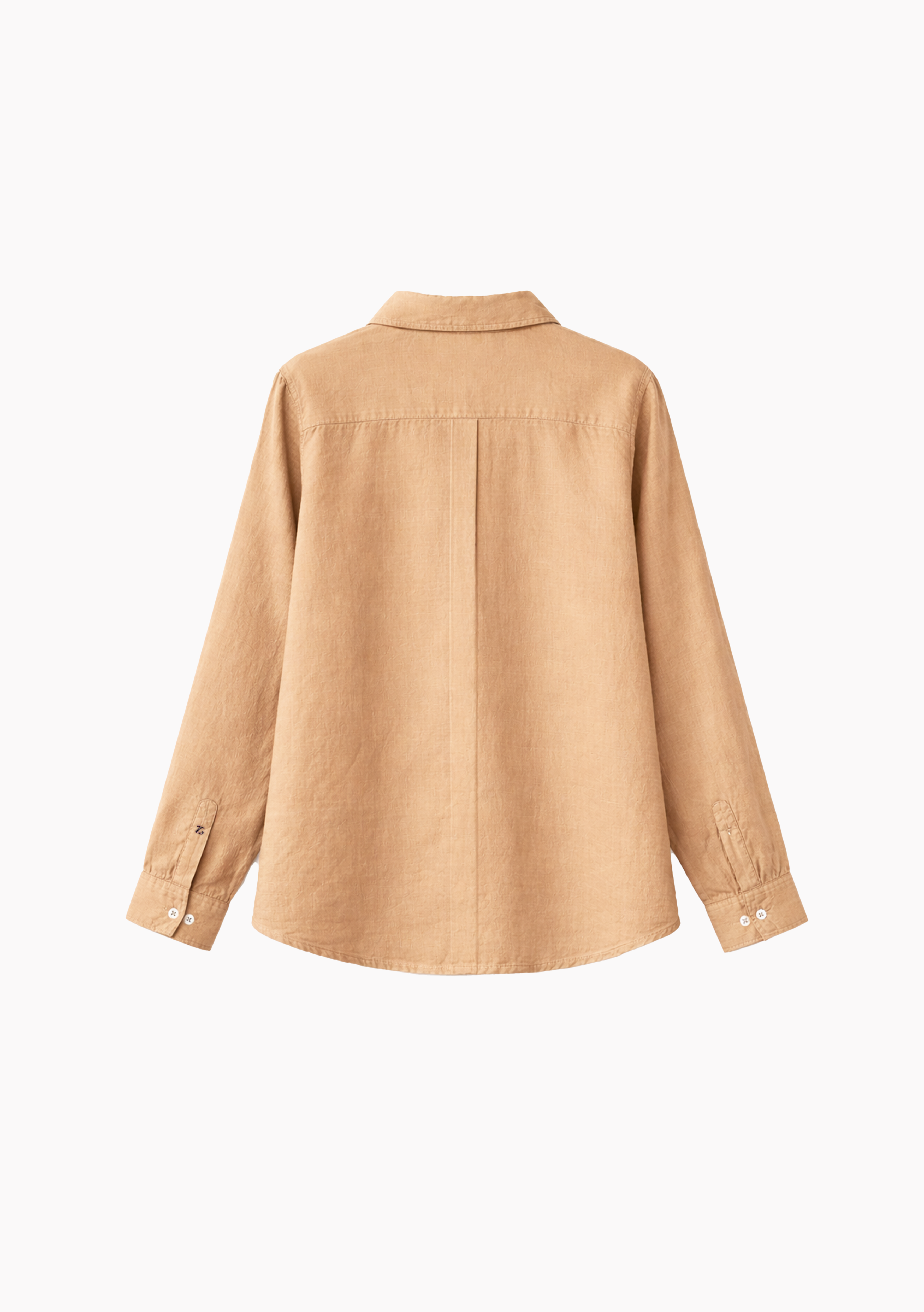 Bria A-line Linen Shirt in Flesh