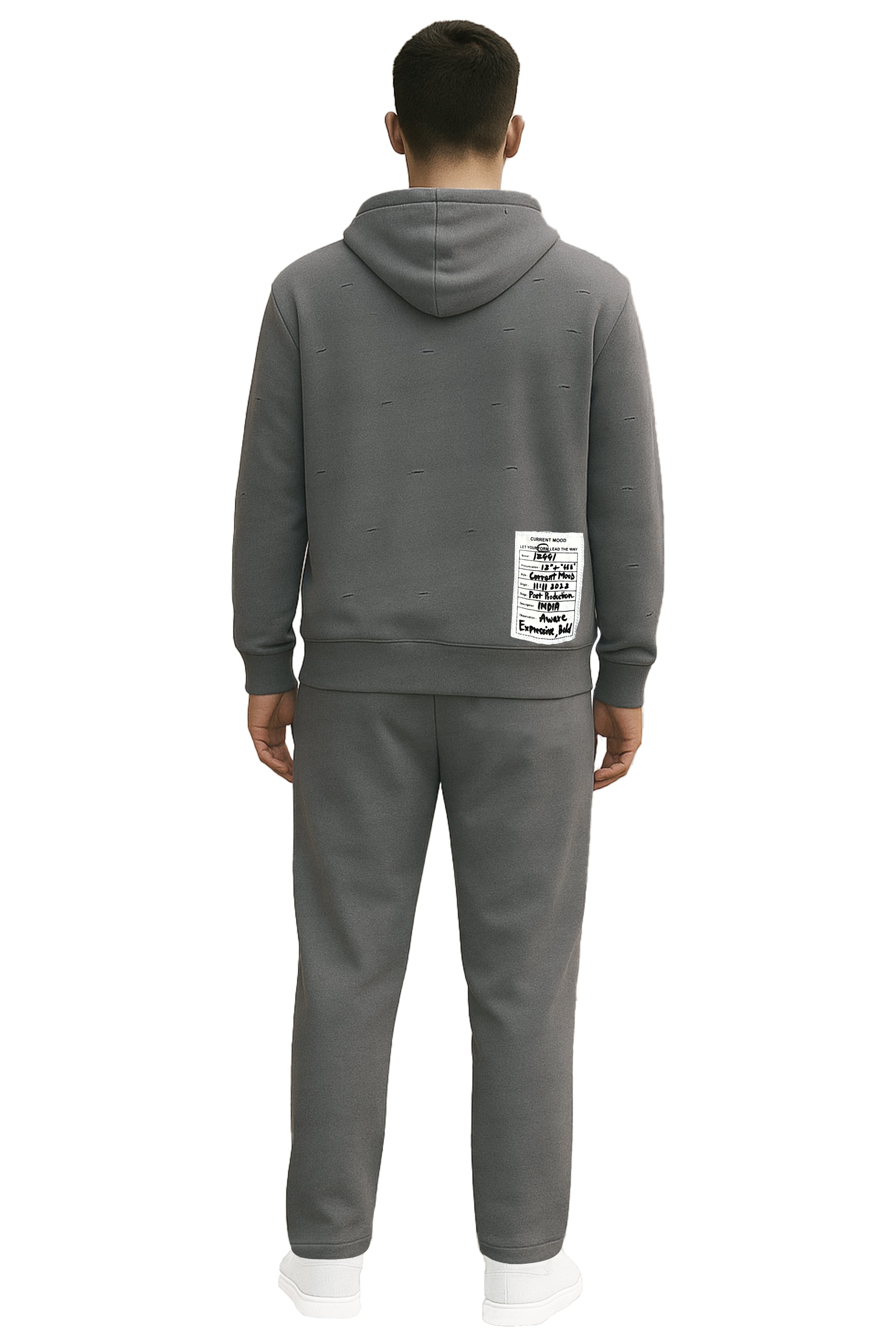 Blackout Distressed Hoodie