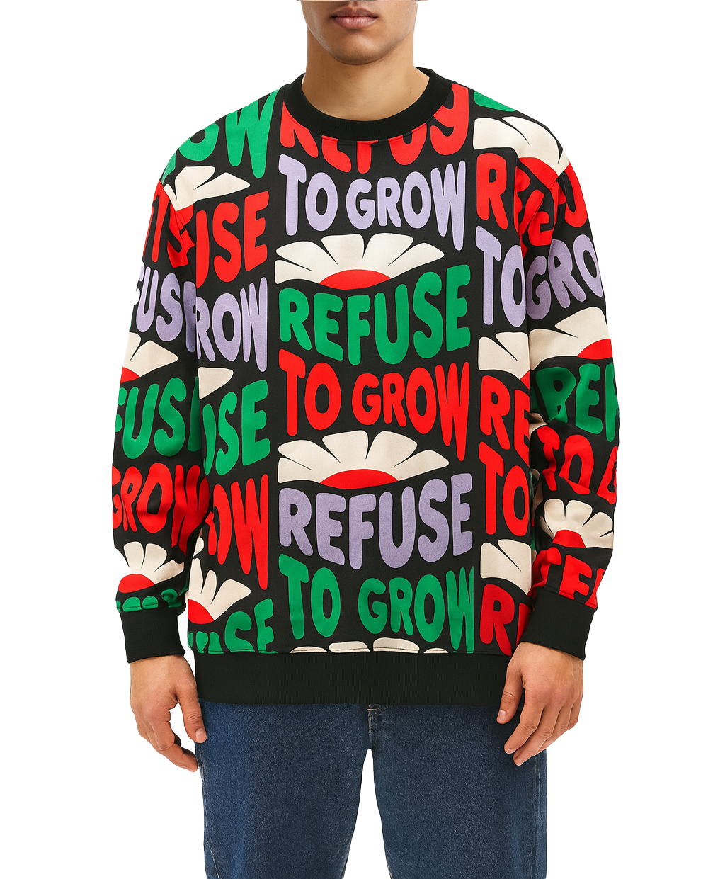 Refuse to Grow Sweatshirt