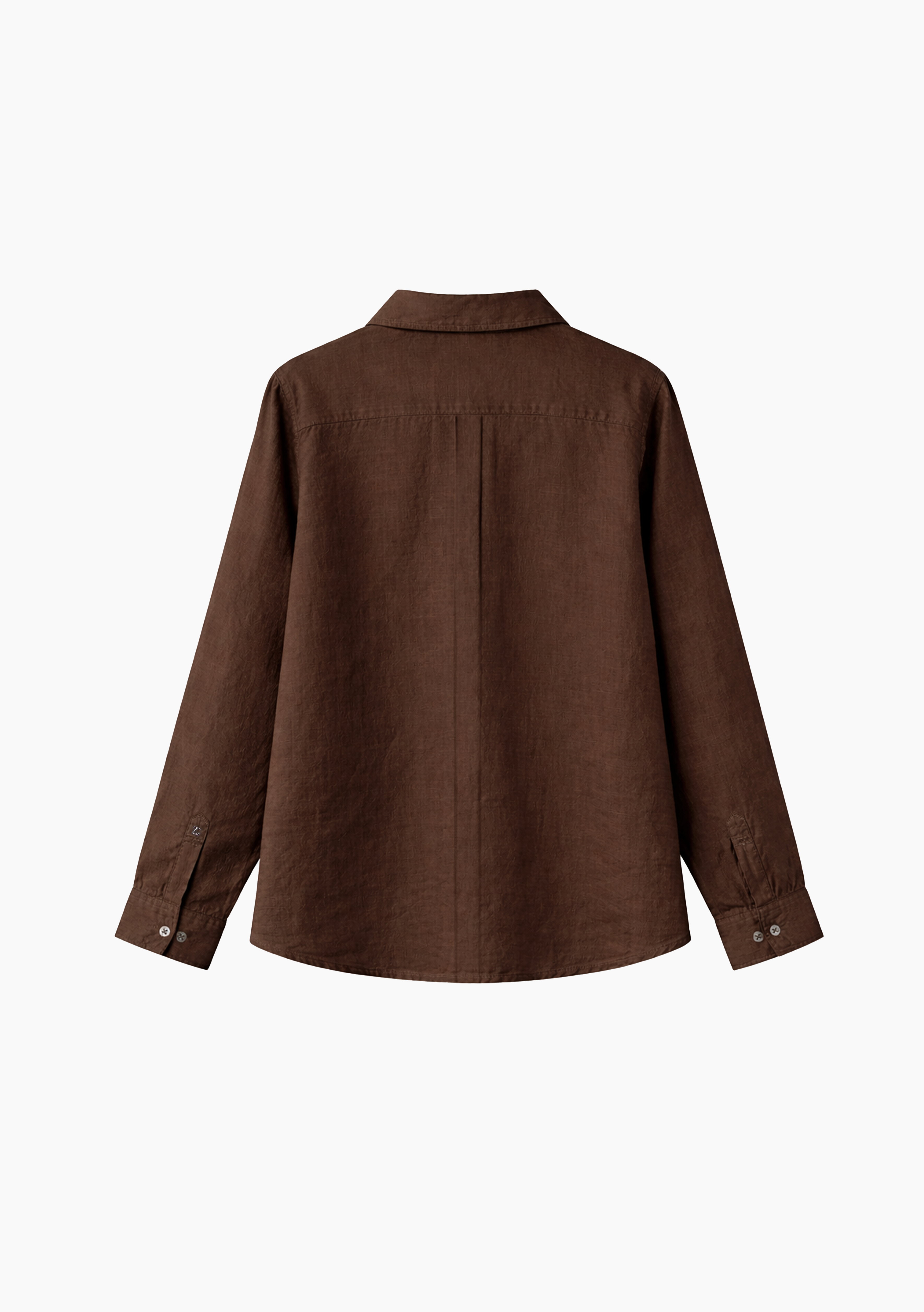 Bria A-line Linen Shirt in Espresso