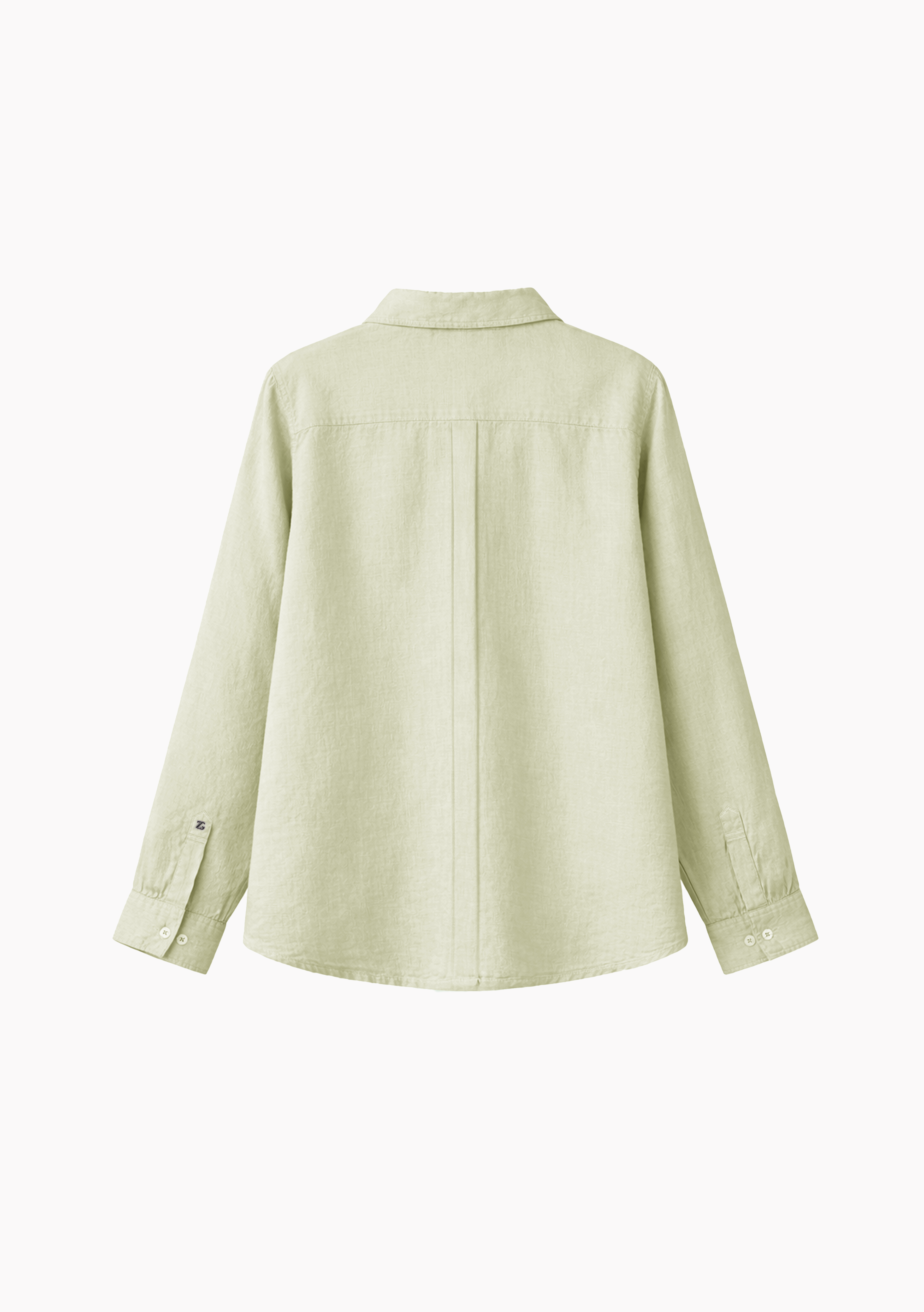 Bria A-line Linen Shirt in Mint