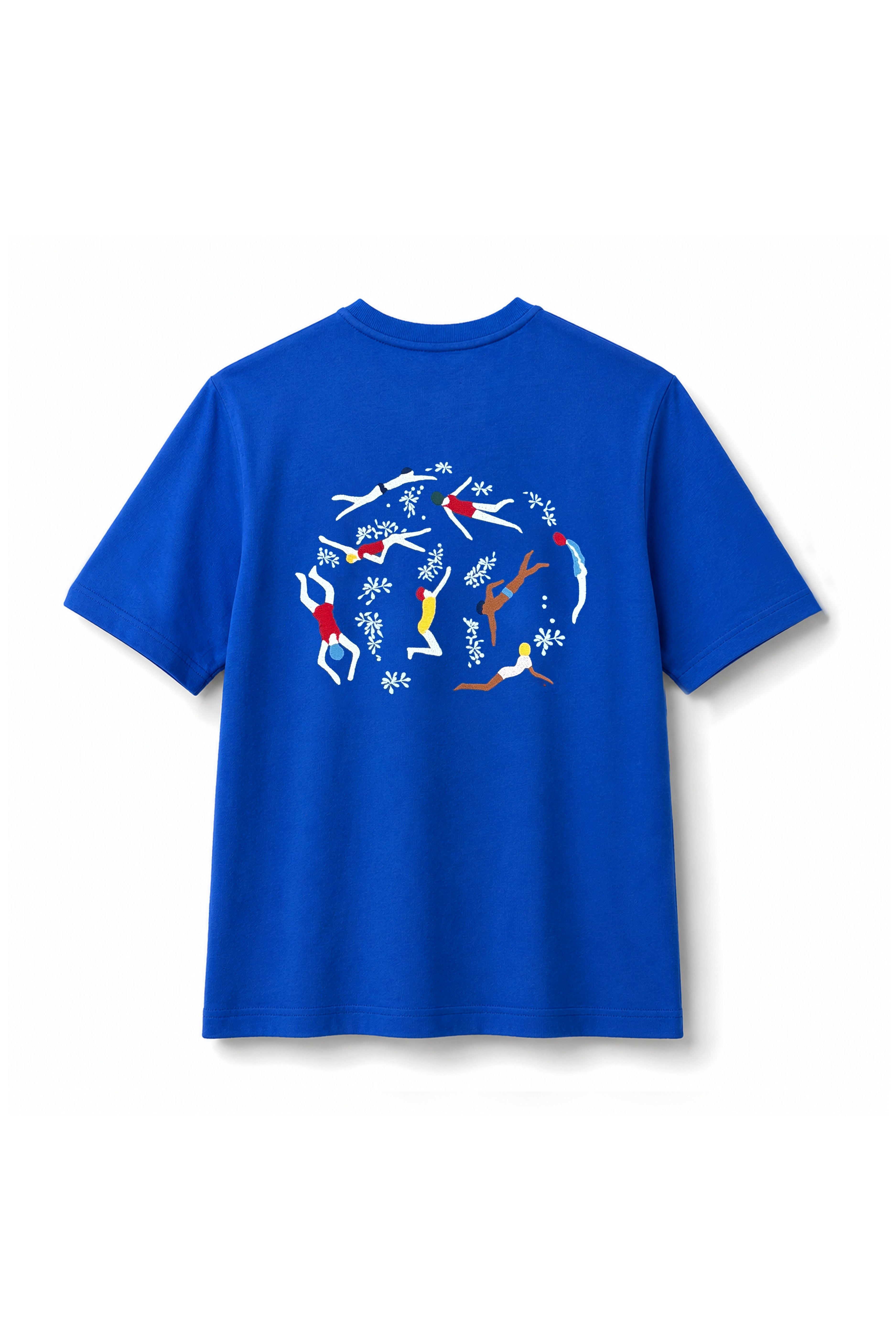 Cobalt Cotton Swimmer Tee