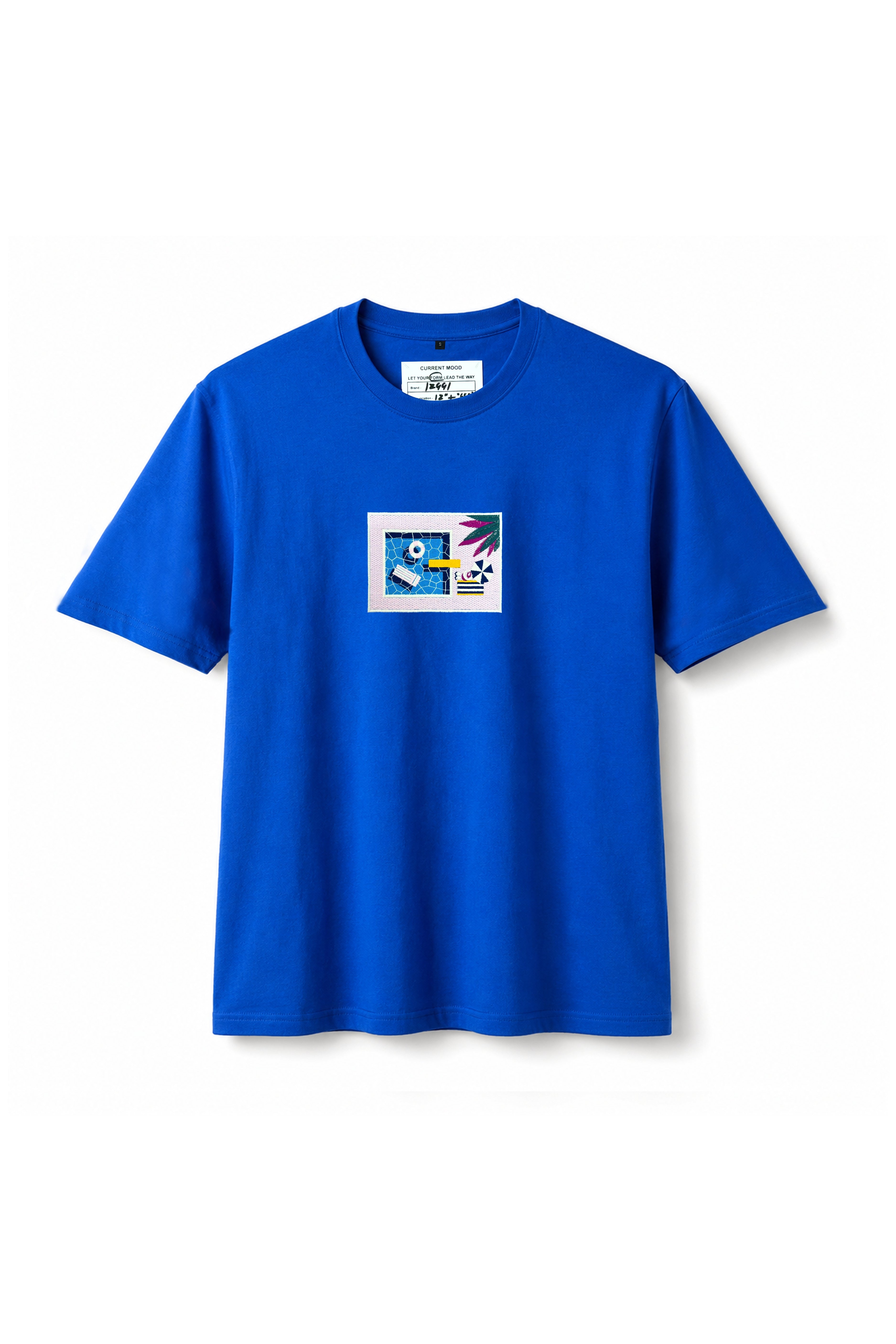 Cobalt Cotton Swimmer Tee