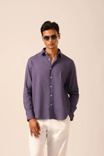 Linen Shirt in Iris