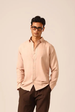 Linen Shirt in Powder Puff