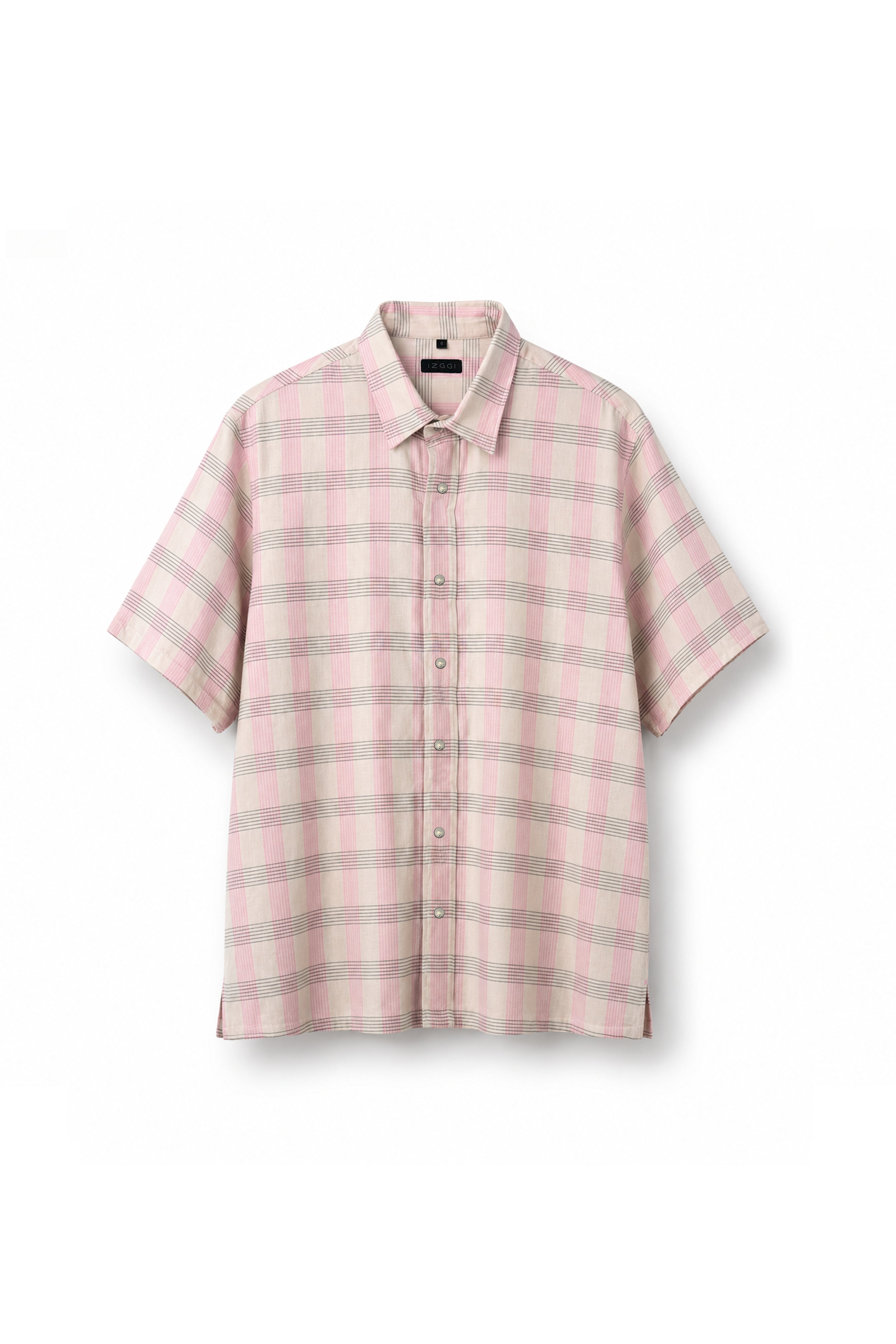 Pink Plaid Cotton School Kills Artists Shirt