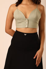 Rey Crop-Top Green