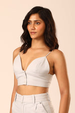 Rey Crop-Top - Sky