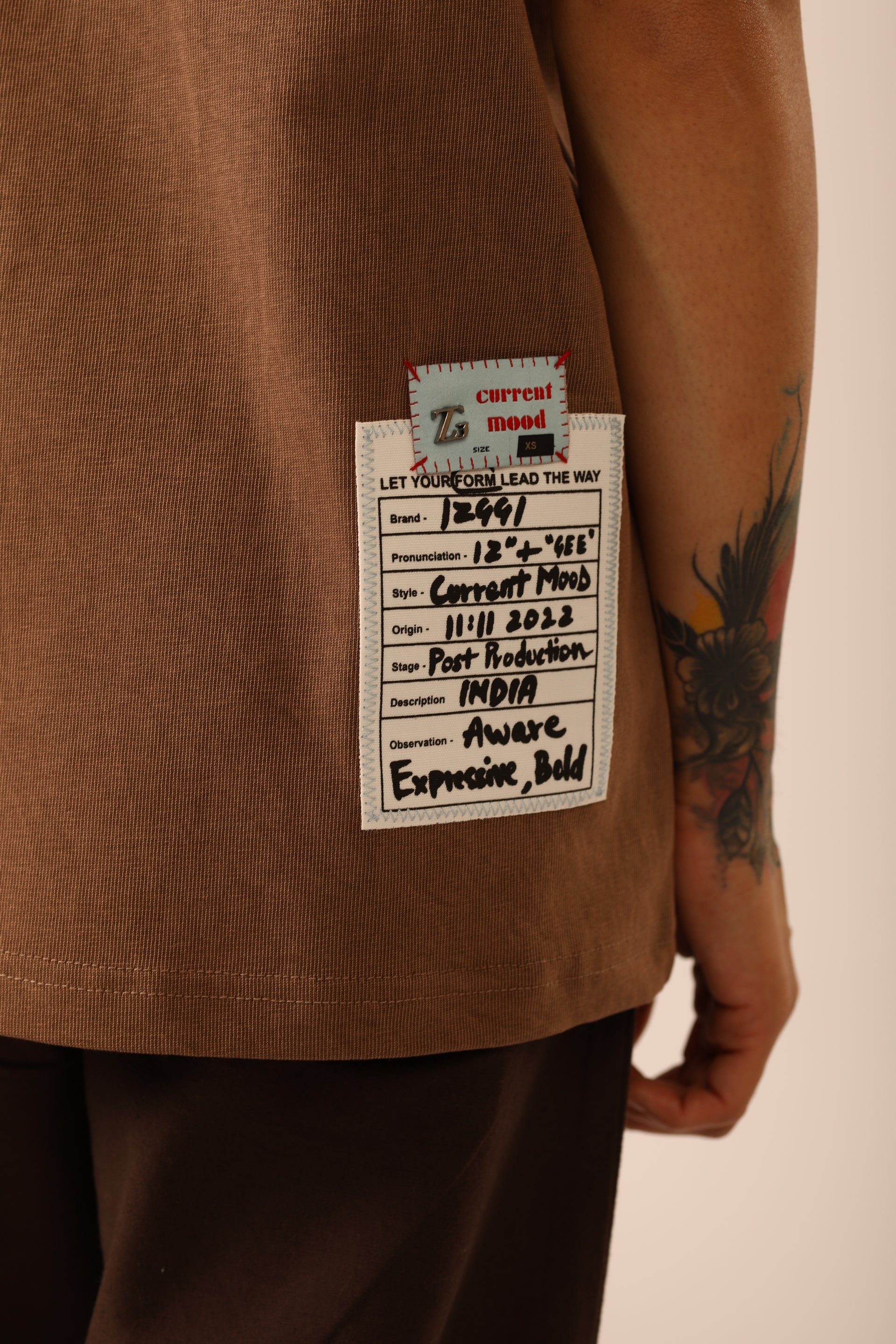 Washed Brown Tee