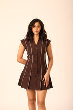 Cruz Linen Dress - Mocha