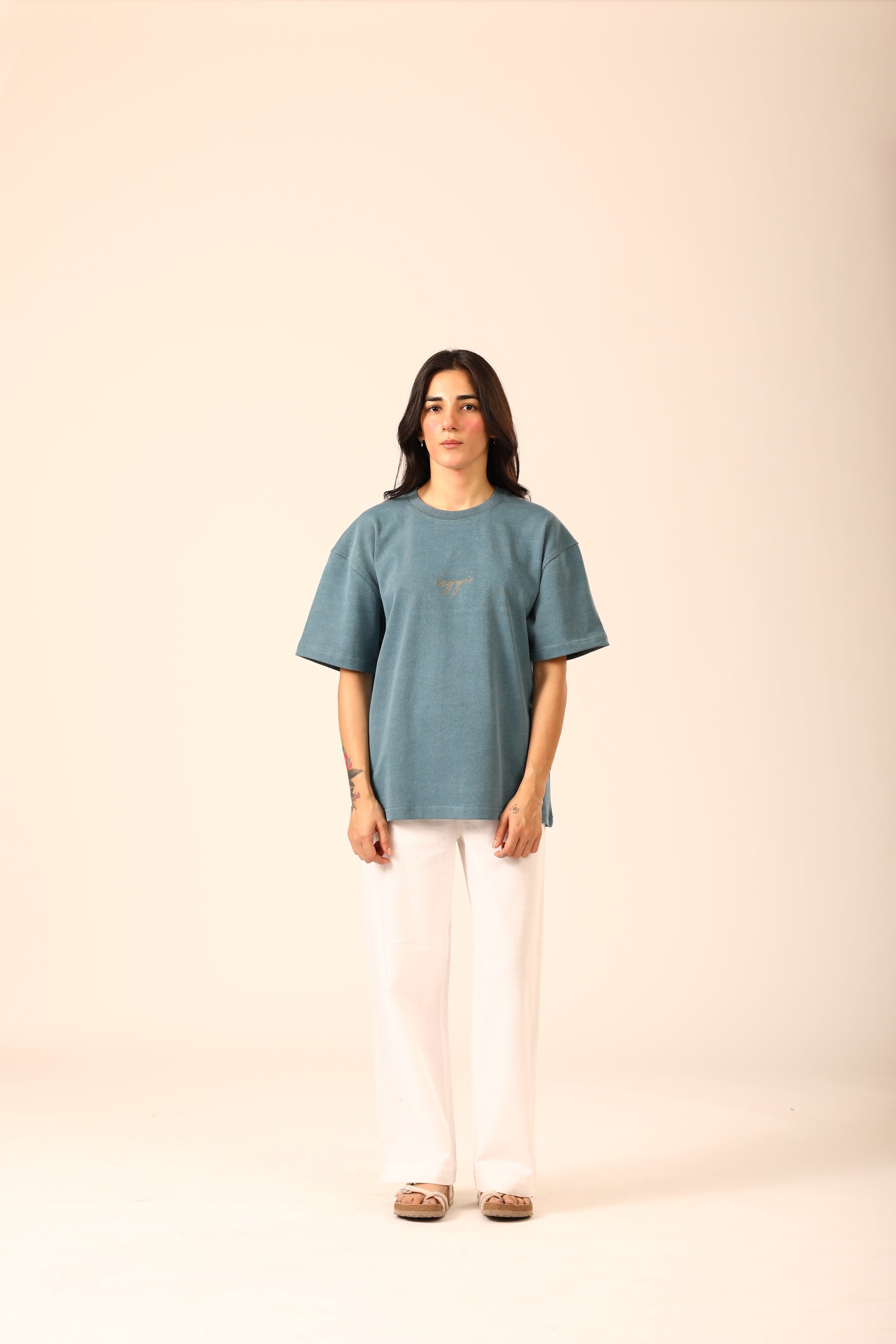 Washed Blue Tee