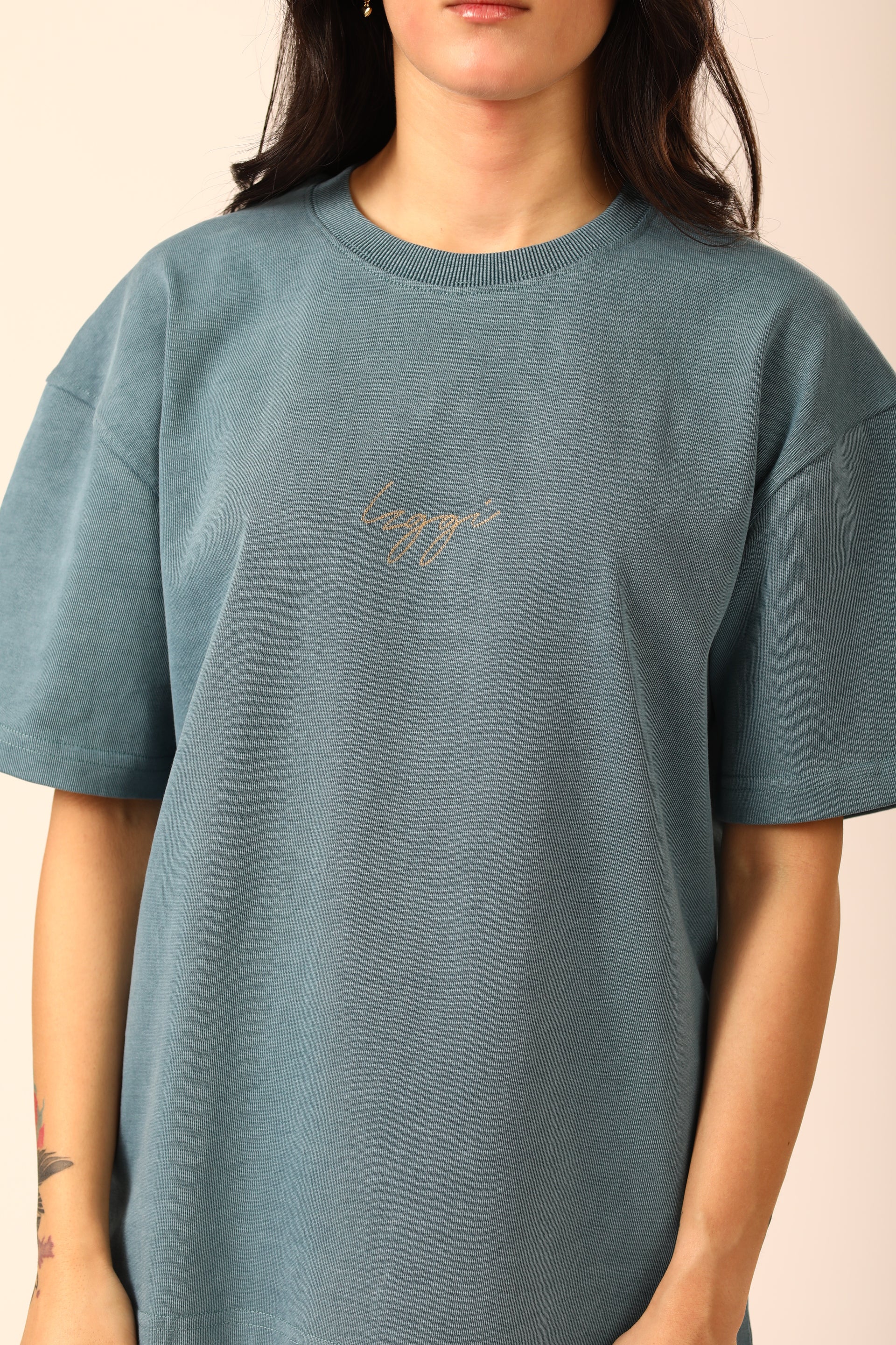 Washed Blue Tee