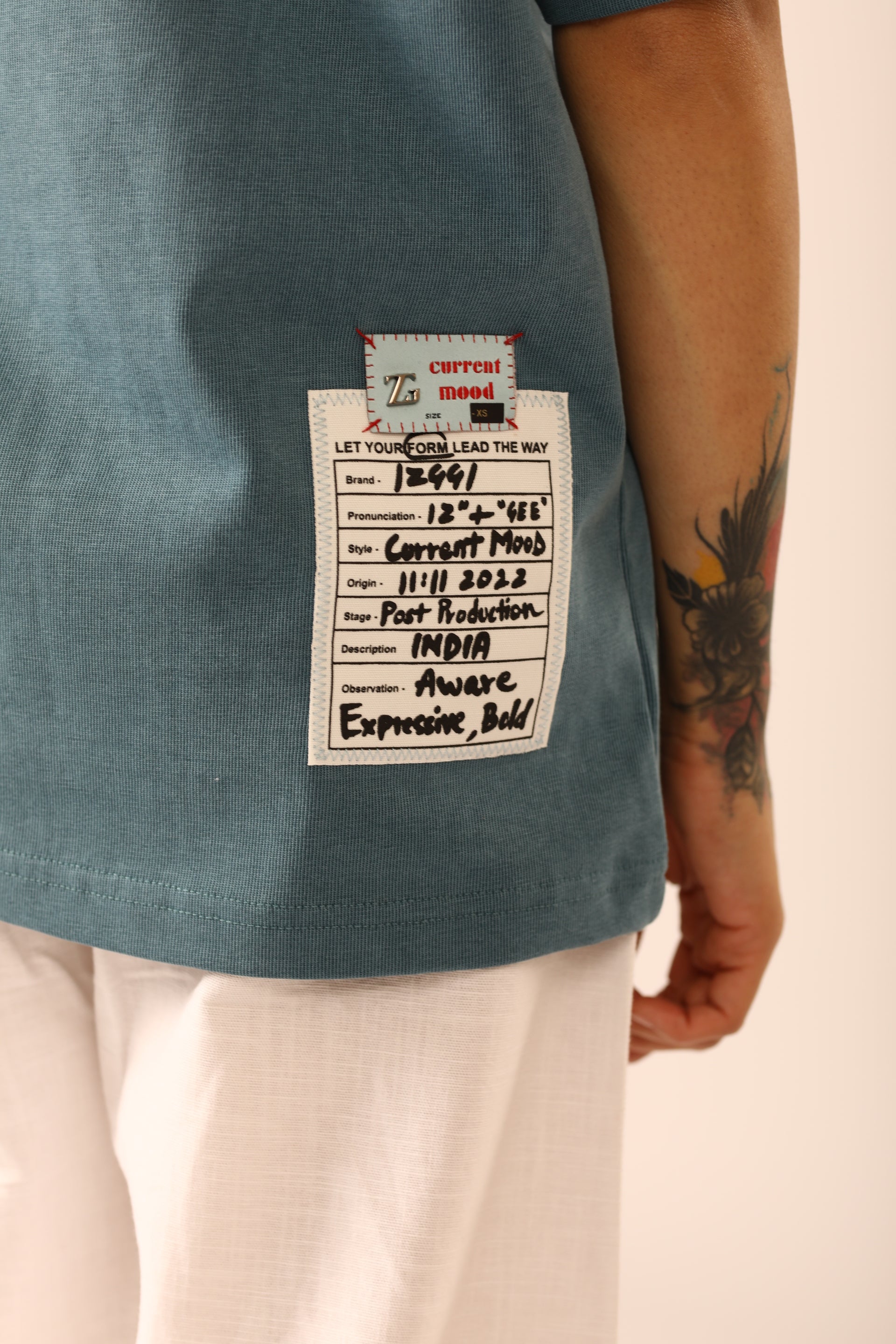 Washed Blue Tee