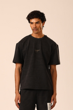 تيشيرت أسود باهت