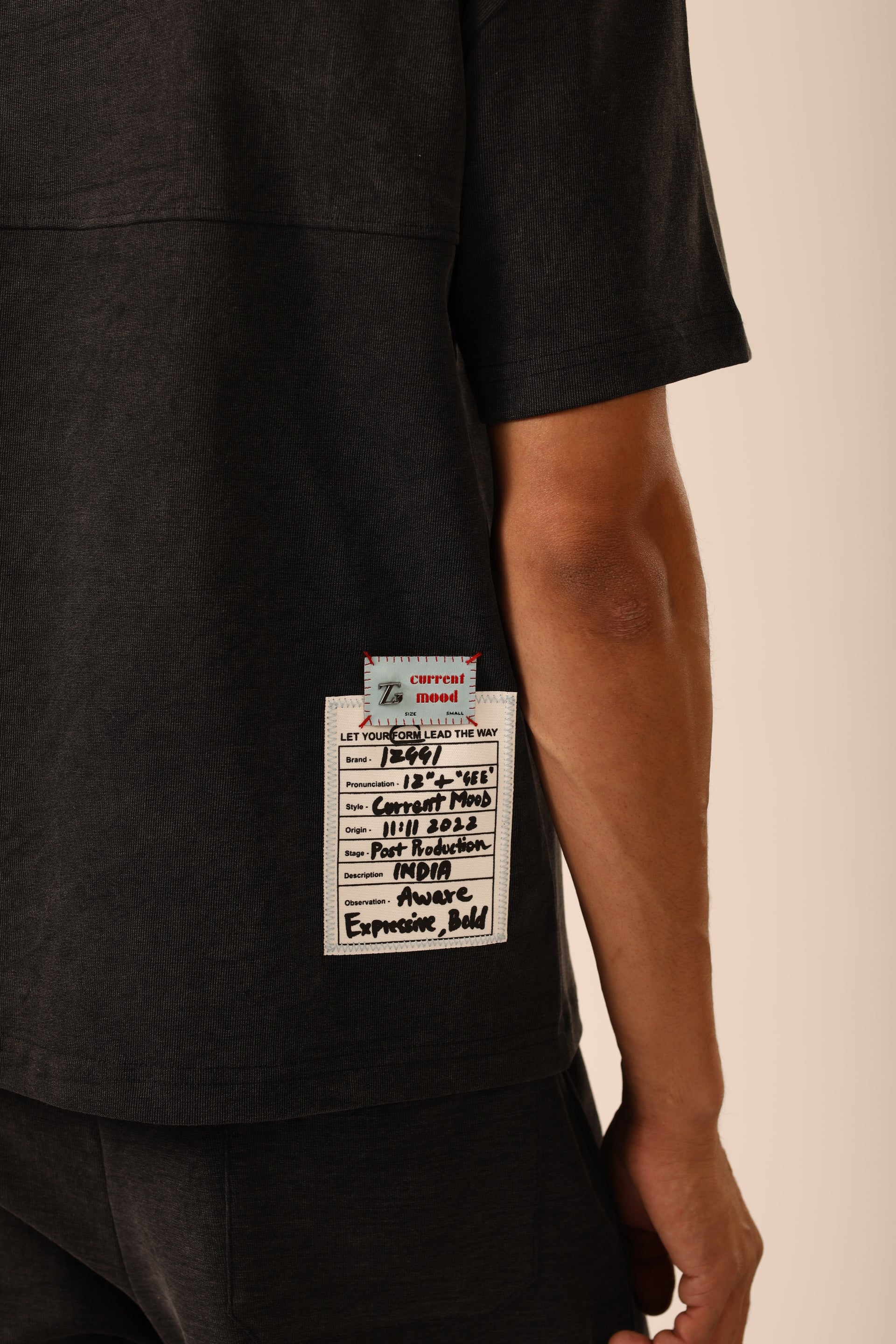 Washed Black Tee