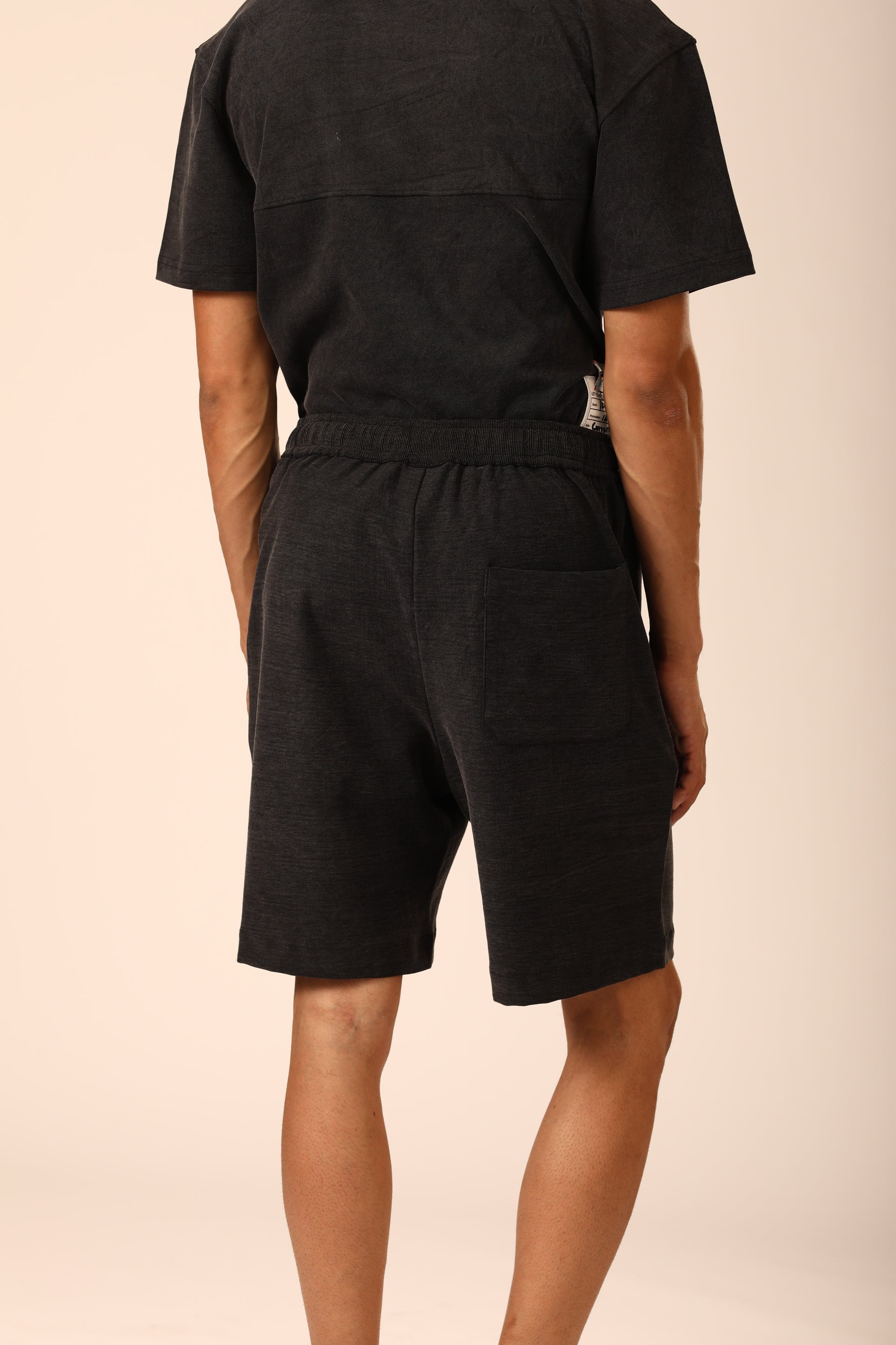 Washed Black Sweatshorts