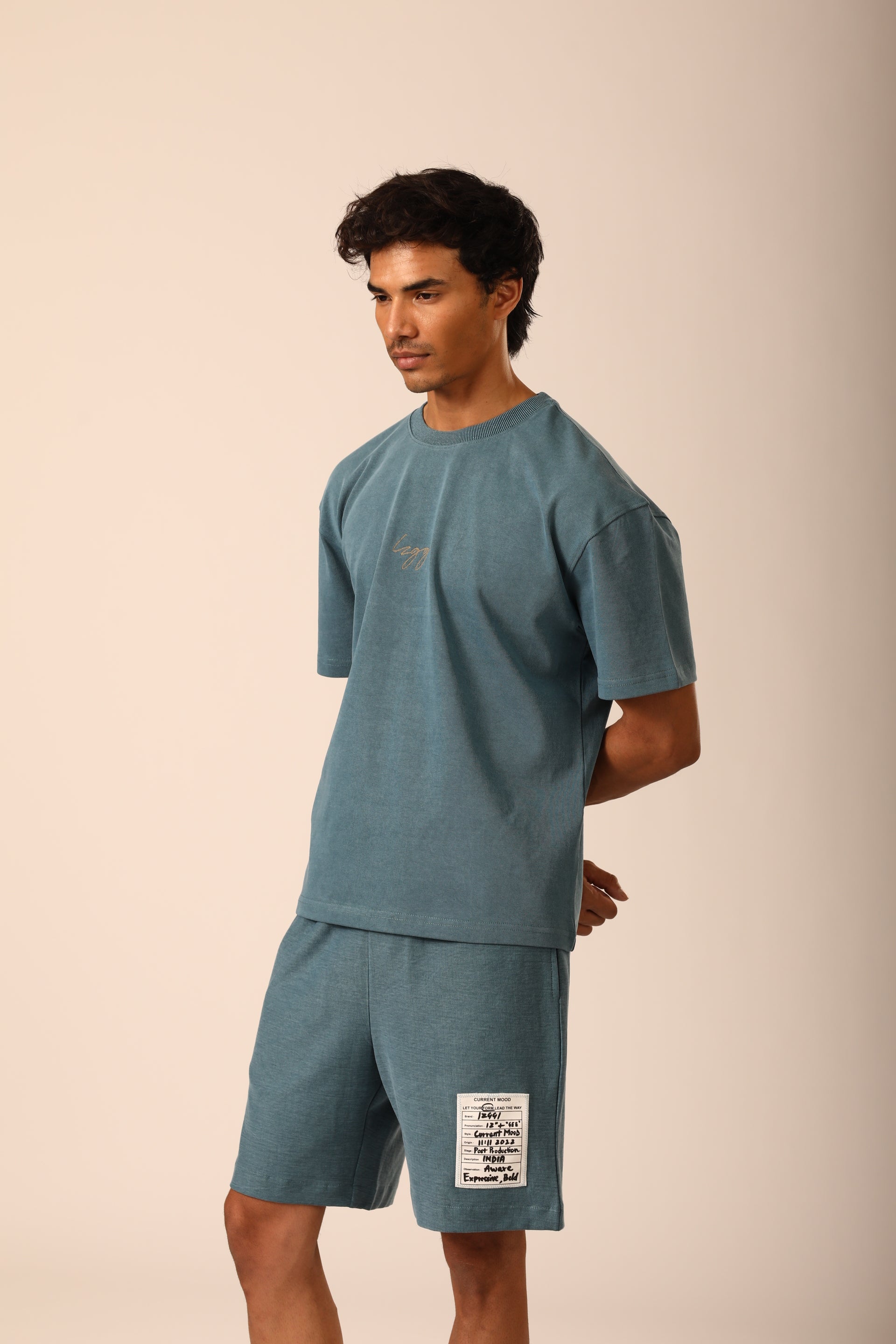 Washed Blue Tee