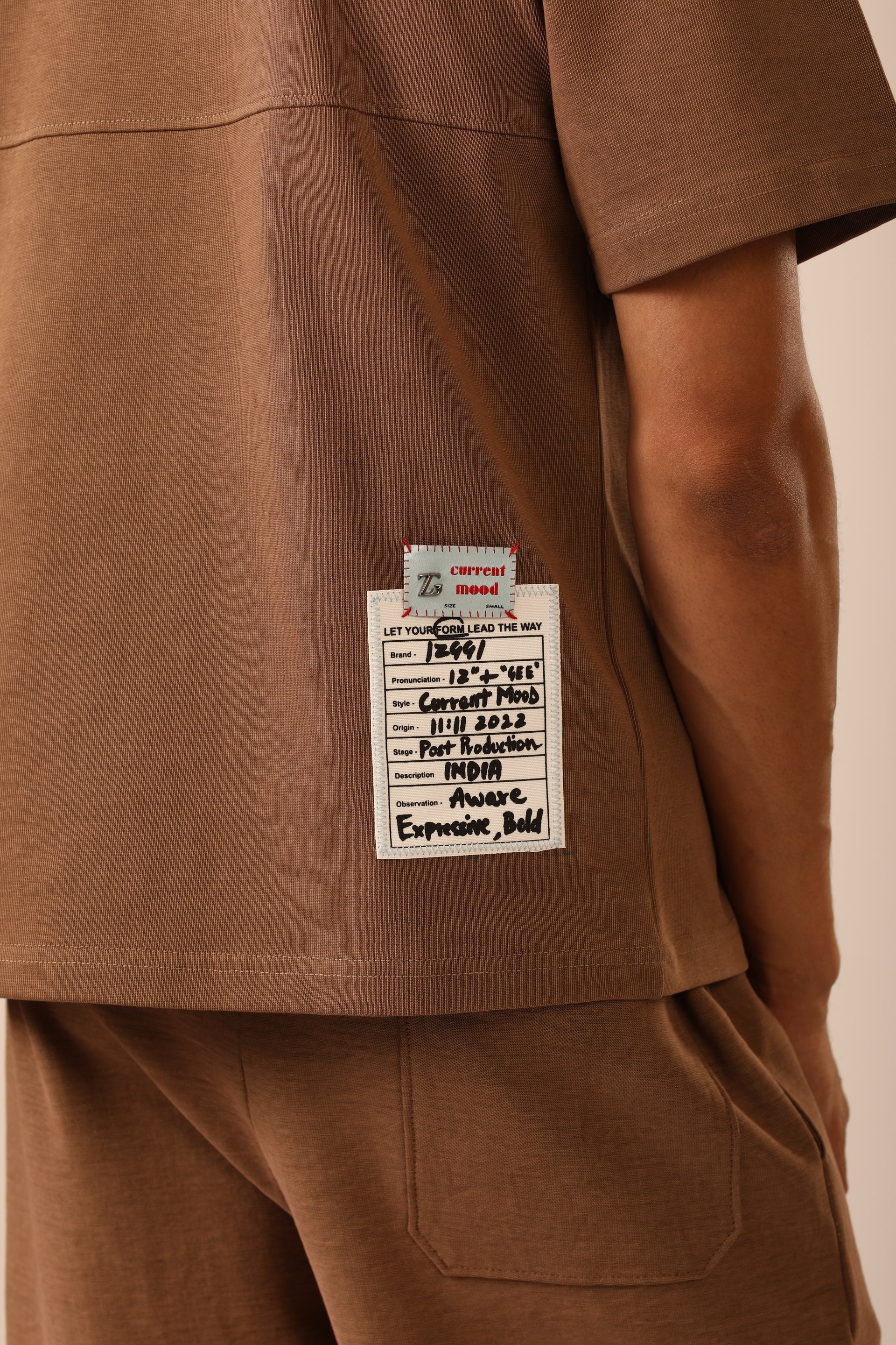 Washed Brown Tee
