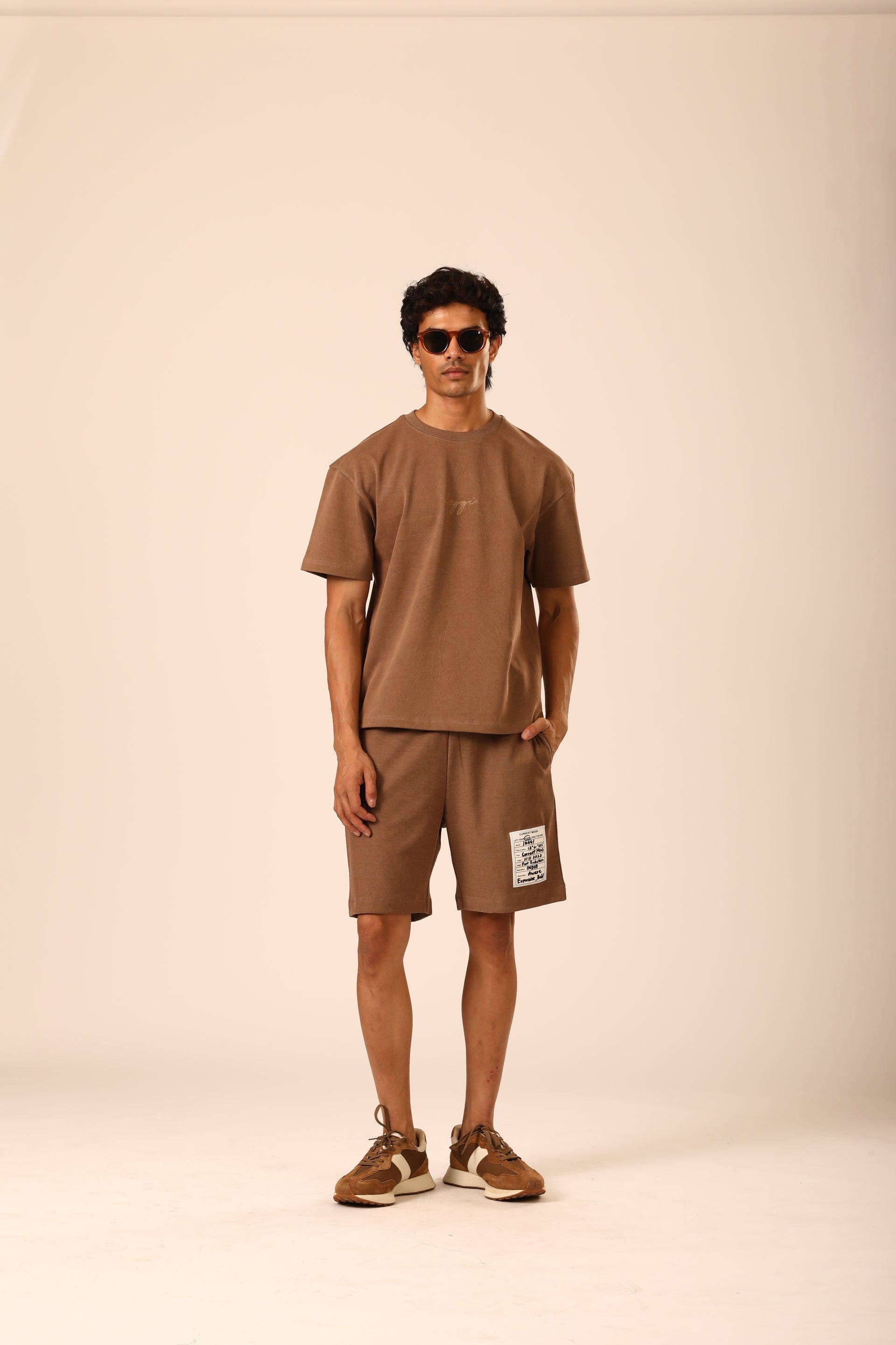 Washed Brown Tee
