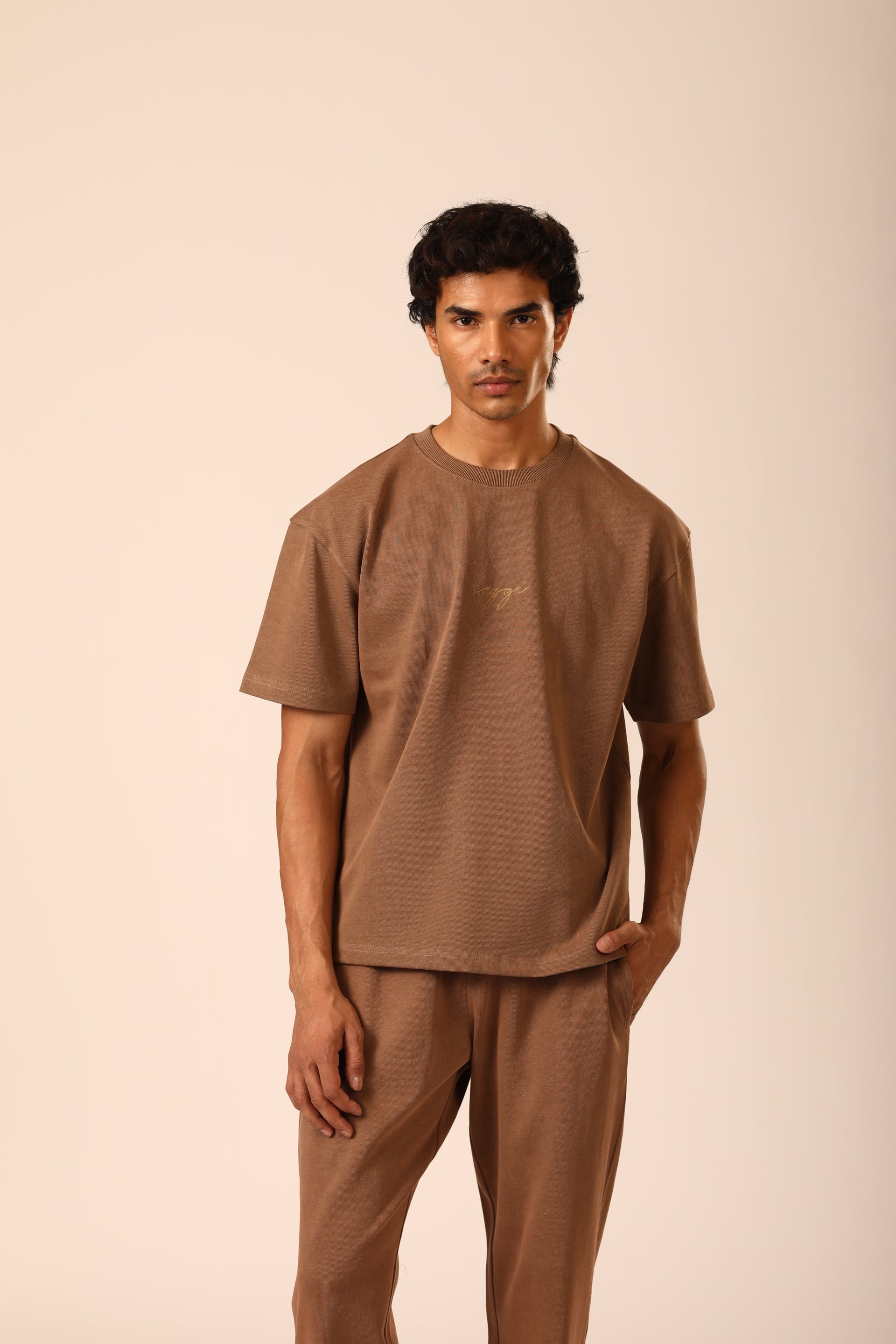 Washed Brown Tee
