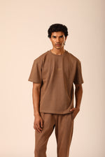 تيشيرت بني فاتح