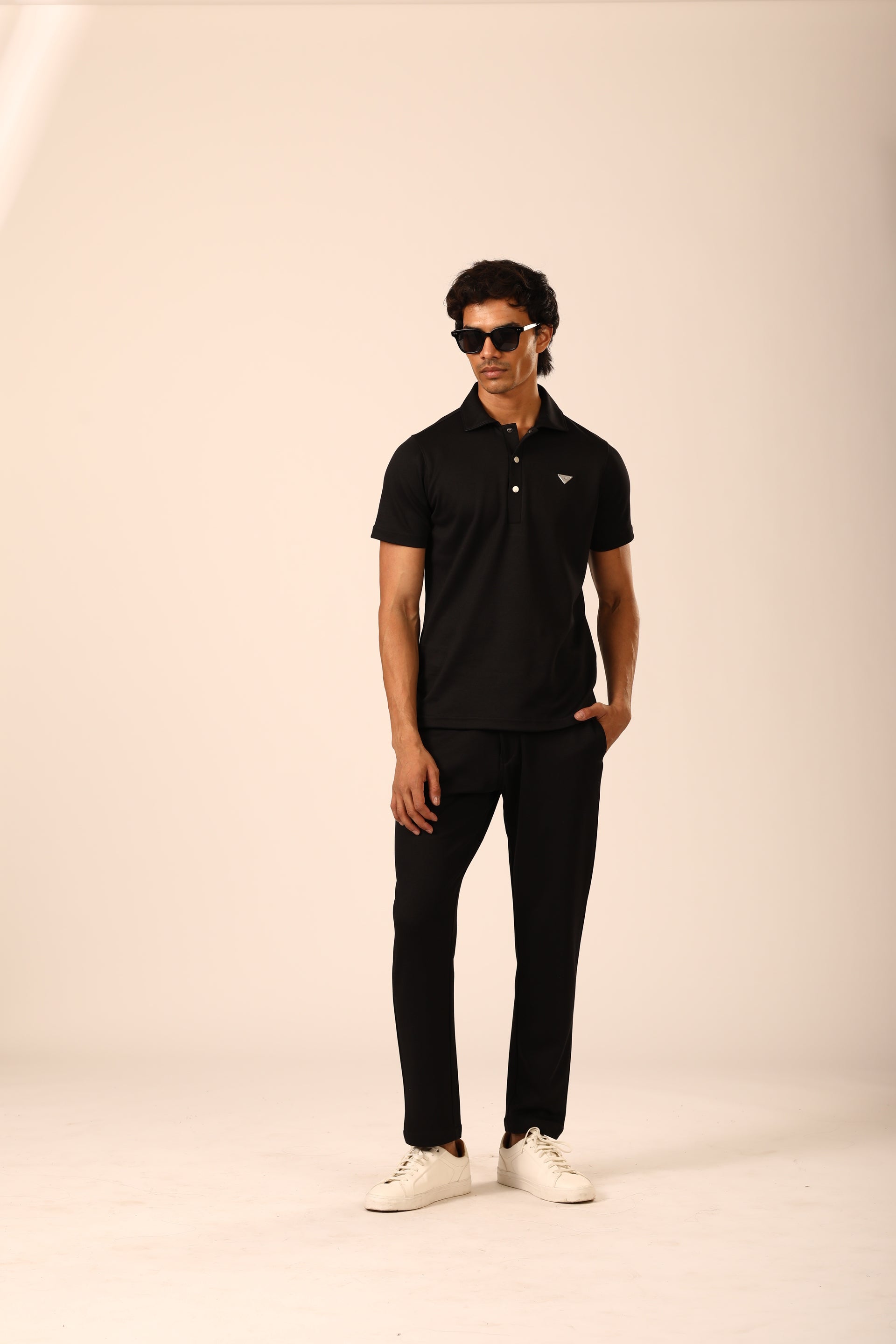 Black Polo Tee