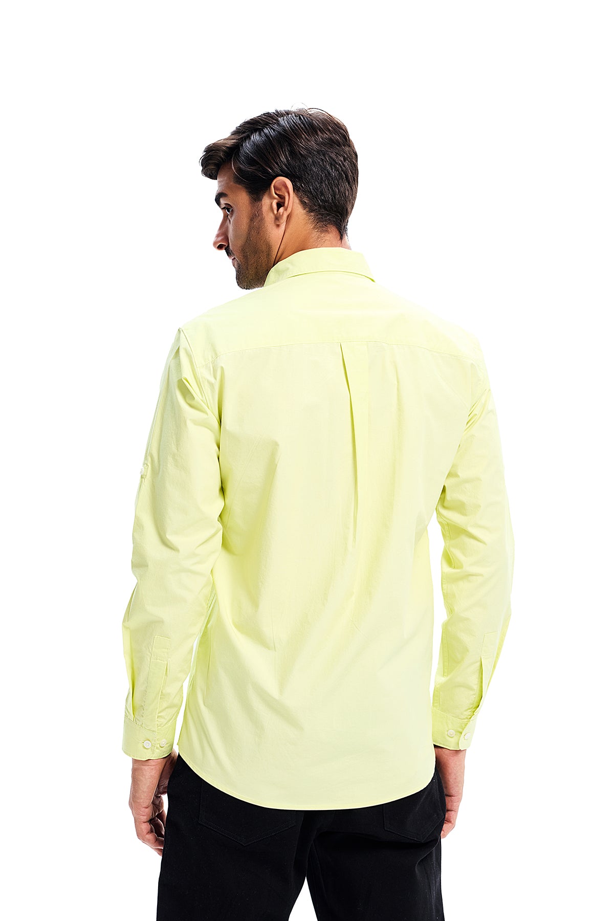 Lime Cotton Poplin Shirt