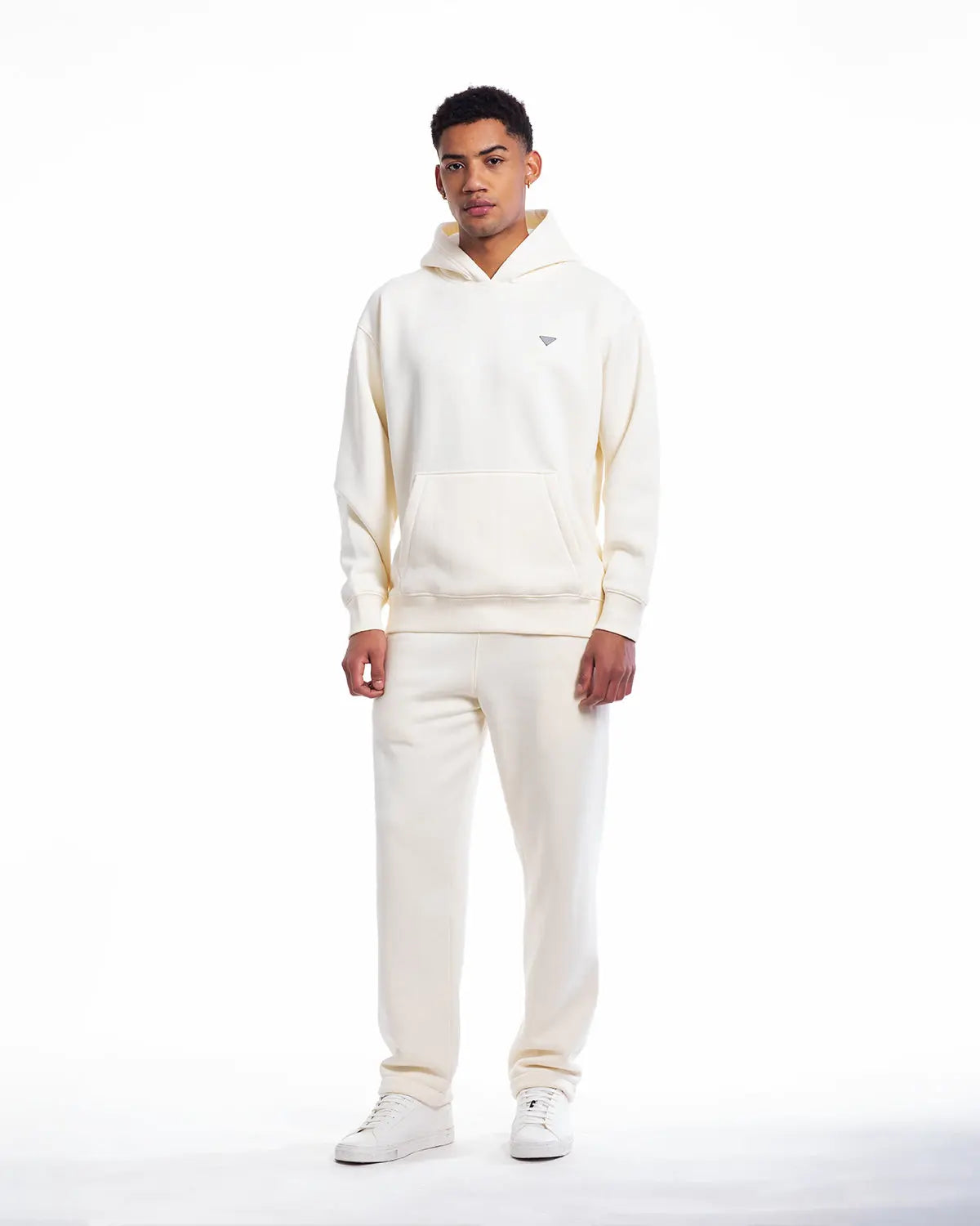 Essence- Men's White Sweatpants in Off- - IZGGI
