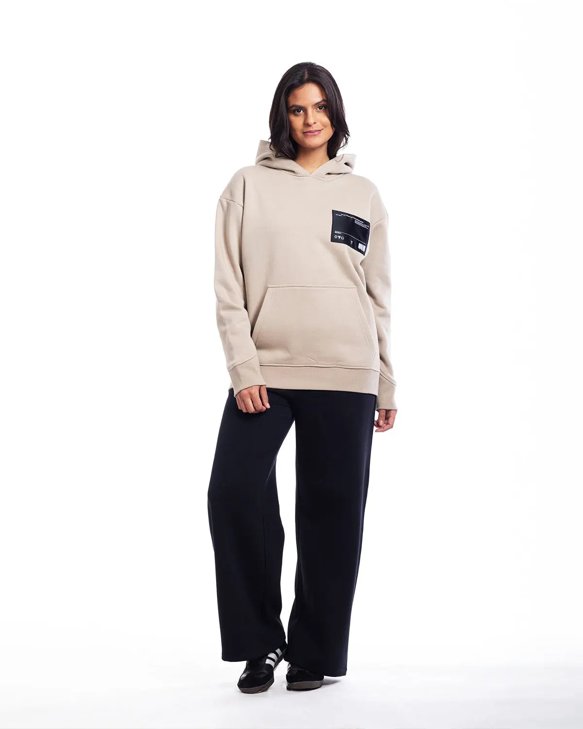 Essence- Women's Straight Fit Sweatpants in Black - IZGGI